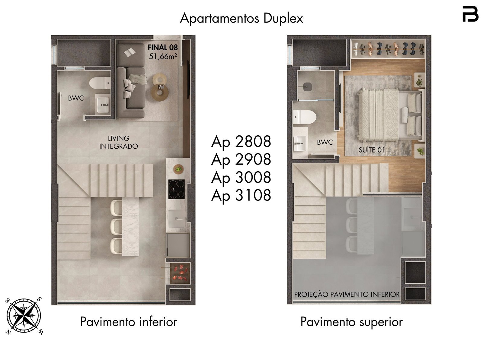 Breeze Towers — planta c 8, Bach Incorporadora, Vila Nova, Porto Belo SC Breeze Towers — planta c 8, Bach Incorporadora, Vila Nova, Porto Belo SC