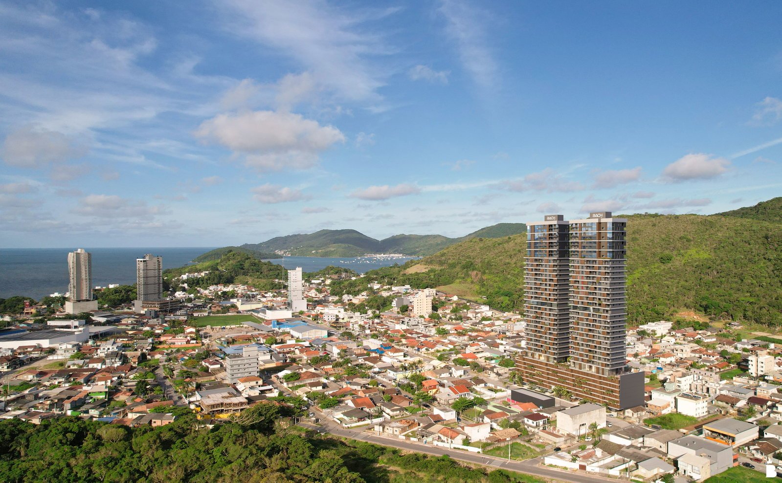 Breeze Towers — tower externa aerea rf, Bach Incorporadora, Vila Nova, Porto Belo SC Breeze Towers — tower externa aerea rf, Bach Incorporadora, Vila Nova, Porto Belo SC