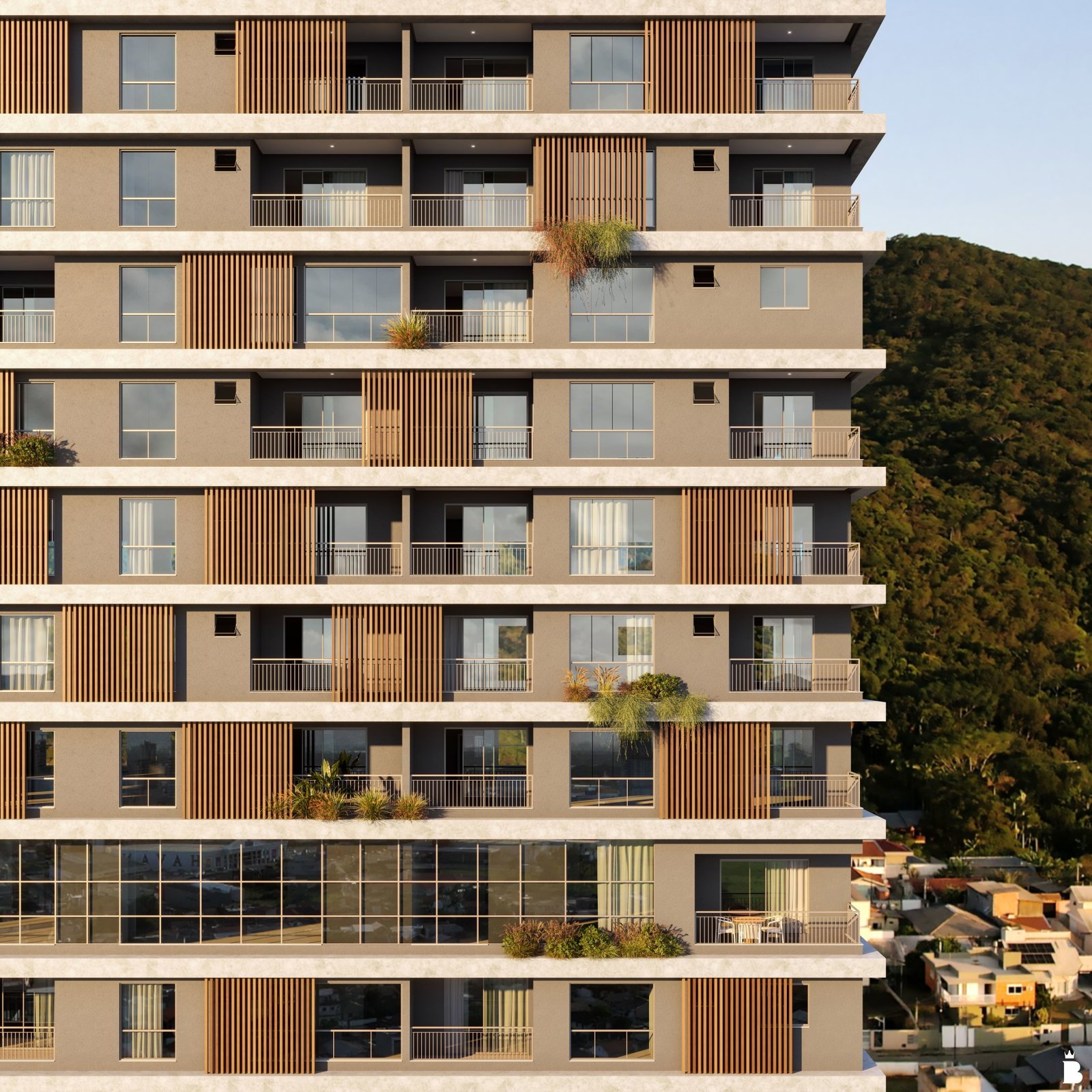 Breeze Towers — tower externa detalhe torre rf, Bach Incorporadora, Vila Nova, Porto Belo SC Breeze Towers — tower externa detalhe torre rf, Bach Incorporadora, Vila Nova, Porto Belo SC