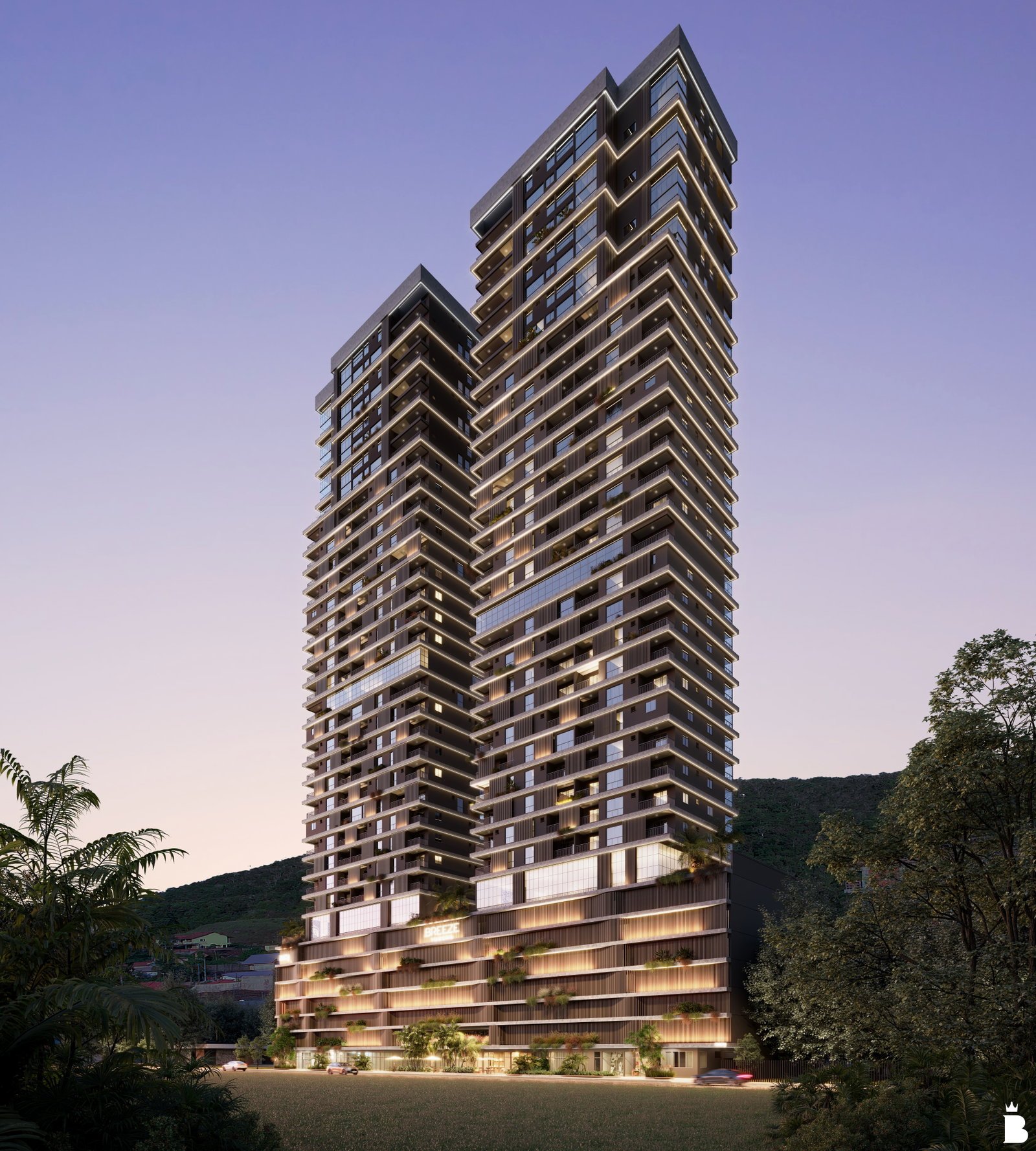 Breeze Towers — tower externa noturna rf, Bach Incorporadora, Vila Nova, Porto Belo SC Breeze Towers — tower externa noturna rf, Bach Incorporadora, Vila Nova, Porto Belo SC