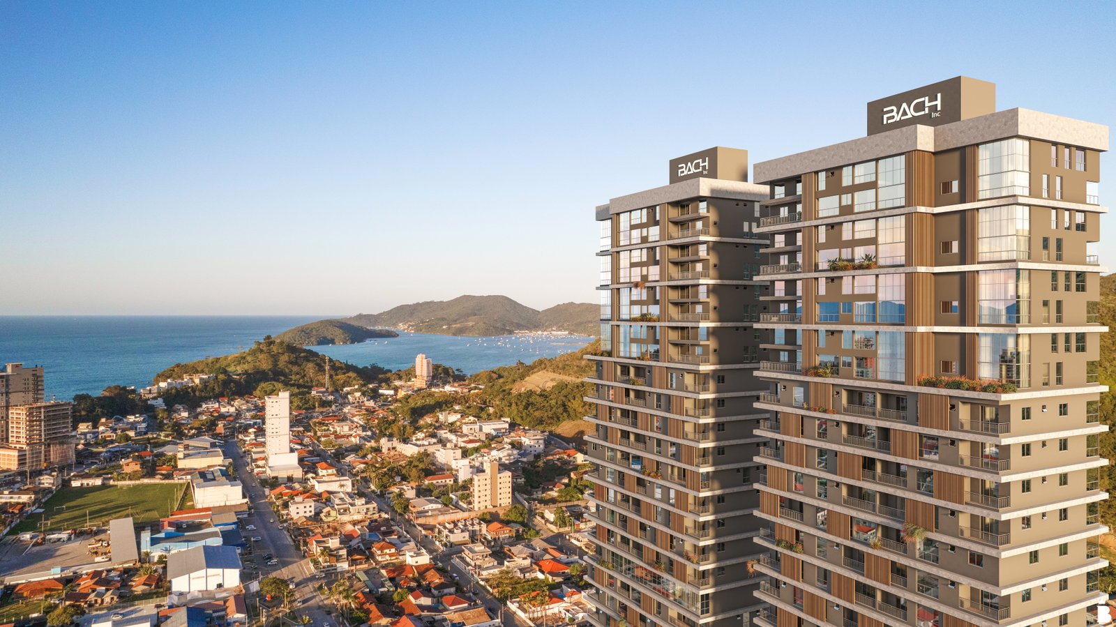 Breeze Towers — tower externa topo rf, Bach Incorporadora, Vila Nova, Porto Belo SC Breeze Towers — tower externa topo rf, Bach Incorporadora, Vila Nova, Porto Belo SC