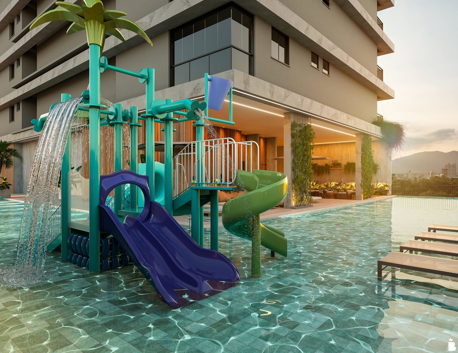 Breeze Towers — tower imagem de detalhe piscina rf, Bach Incorporadora, Vila Nova, Porto Belo SC Breeze Towers — tower imagem de detalhe piscina rf, Bach Incorporadora, Vila Nova, Porto Belo SC