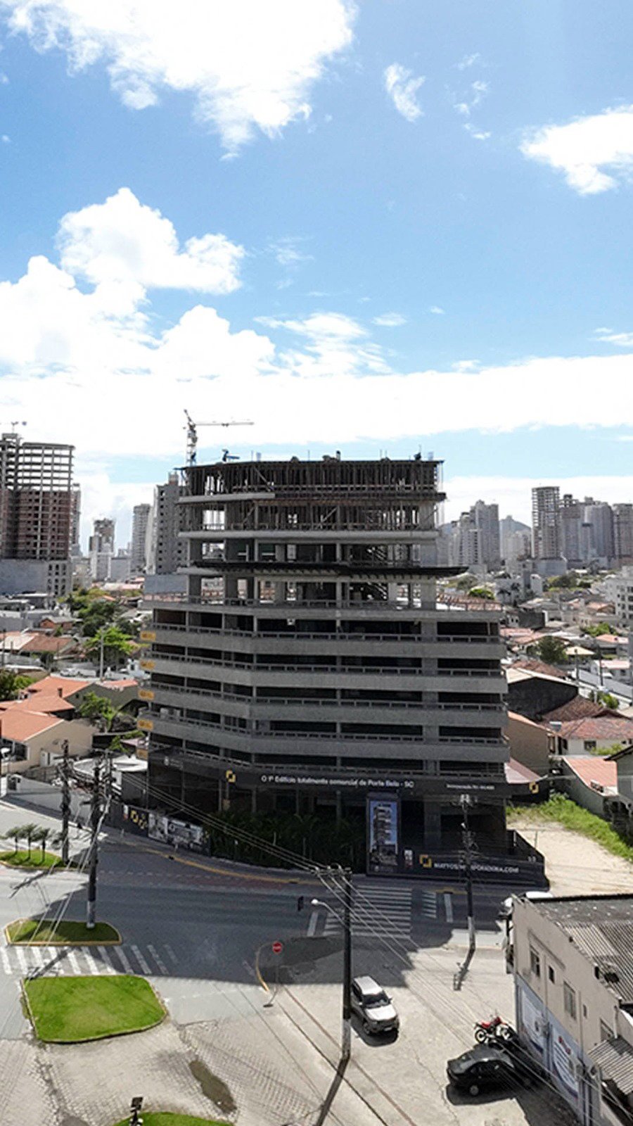 Brickell Business — obra outubro drone 7, Mattos Incorporadora, Balneário Perequê, Porto Belo SC Brickell Business — obra outubro drone 7, Mattos Incorporadora, Balneário Perequê, Porto Belo SC