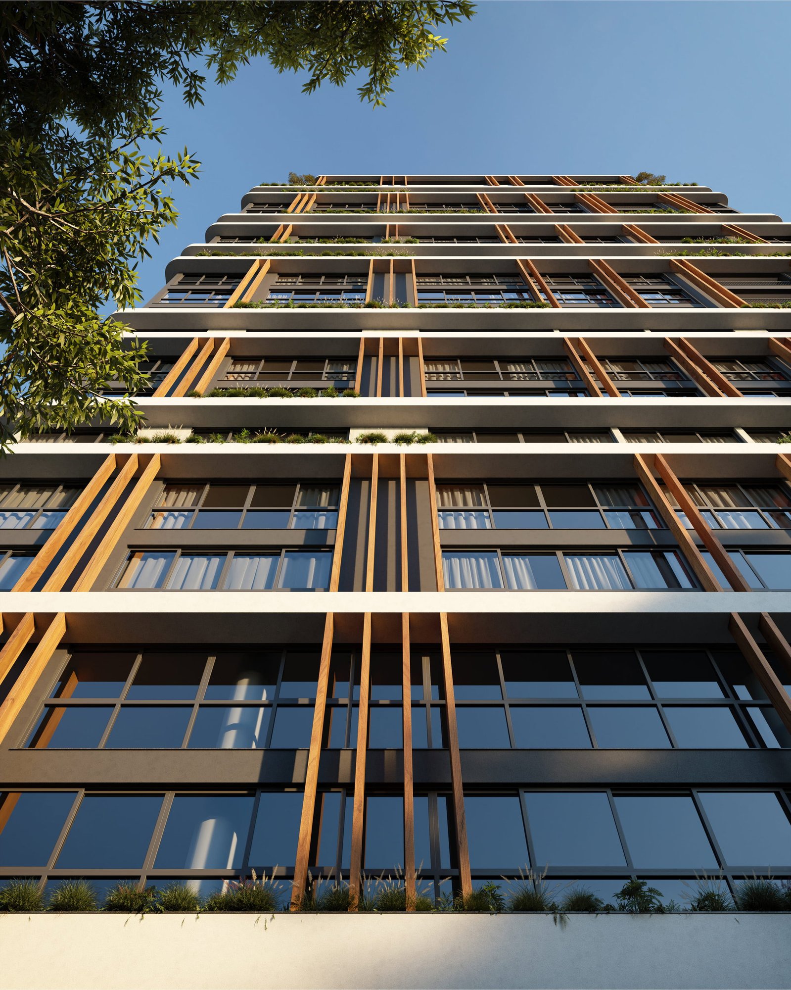 Bris Residence — fachada e renders 3, Tetto Empreendimentos, Balneário Perequê, Porto Belo SC