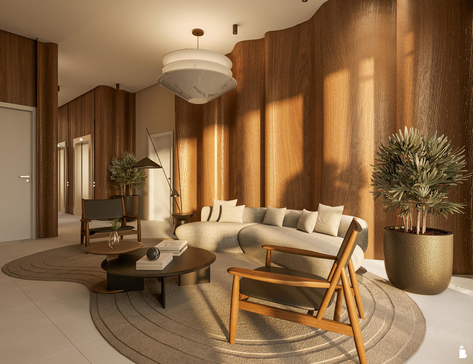Brizza Studios — lounge de convivência