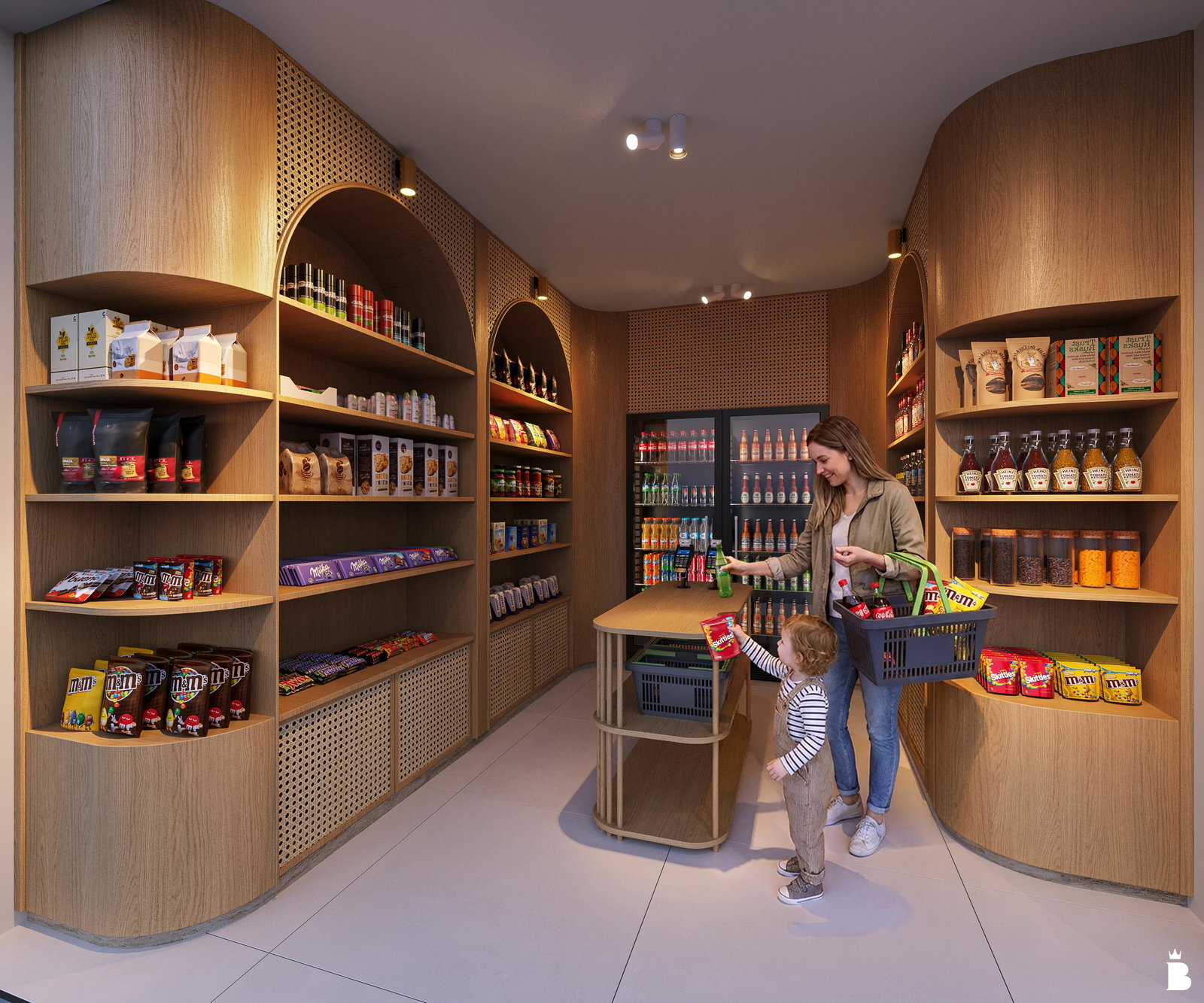 Brizza Studios — market interno para os moradores
