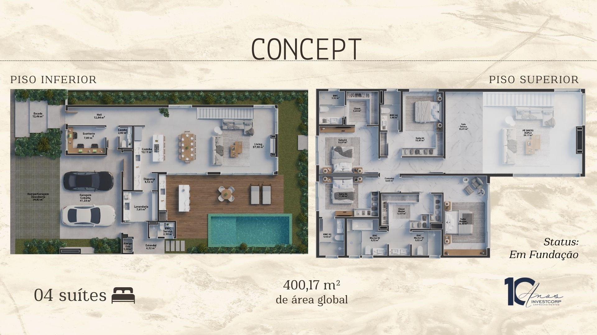 Casas VivaPark — planta e tipologias 5, Halsten Incorporadora, VivaPark, Porto Belo SC Casas VivaPark — planta e tipologias 5, Halsten Incorporadora, VivaPark, Porto Belo SC