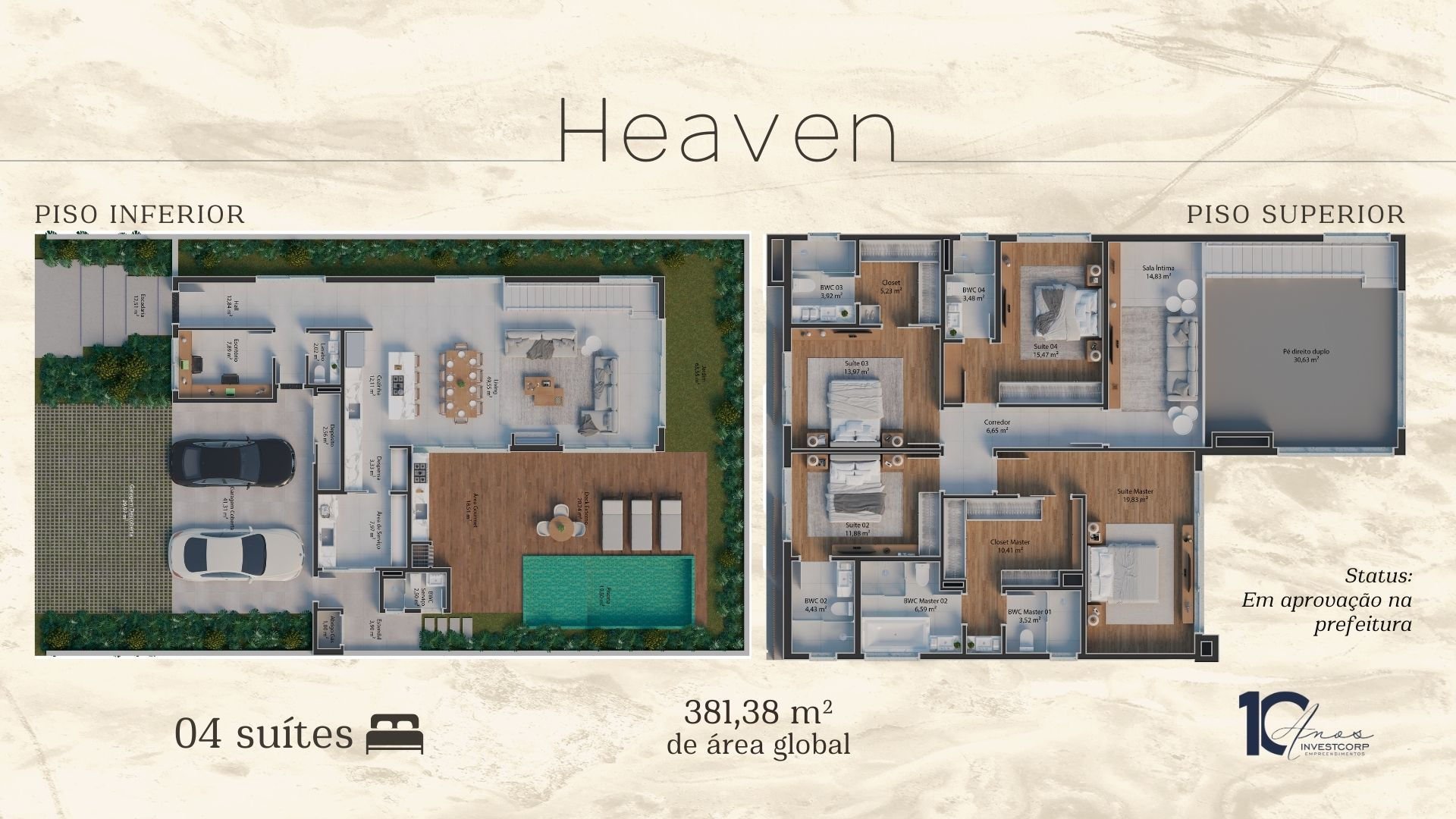 Casas VivaPark — planta e tipologias 7, Halsten Incorporadora, VivaPark, Porto Belo SC Casas VivaPark — planta e tipologias 7, Halsten Incorporadora, VivaPark, Porto Belo SC