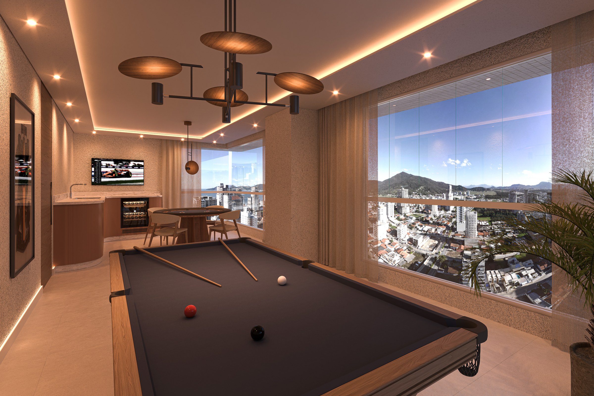 Catalunya Residence — Sala de jogos no rooftop, Locana, Porto Belo SC Catalunya Residence — Sala de jogos no rooftop, Locana, Porto Belo SC