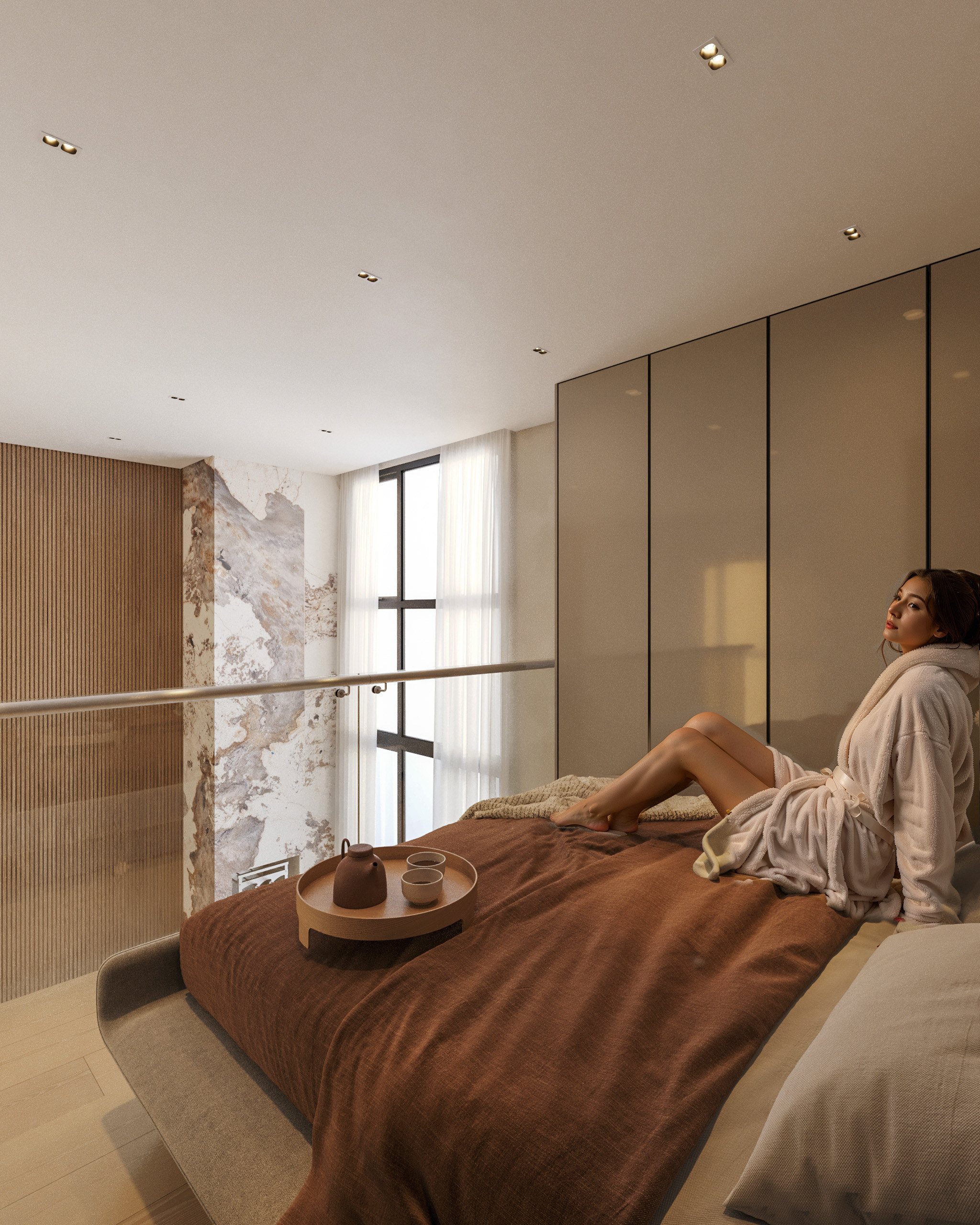 Costa Serenità — Mezanino do Duplex 05 (55 m²), Mella Construtora, Balneário Perequê, Porto Belo SC Costa Serenità — Mezanino do Duplex 05 (55 m²), Mella Construtora, Balneário Perequê, Porto Belo SC