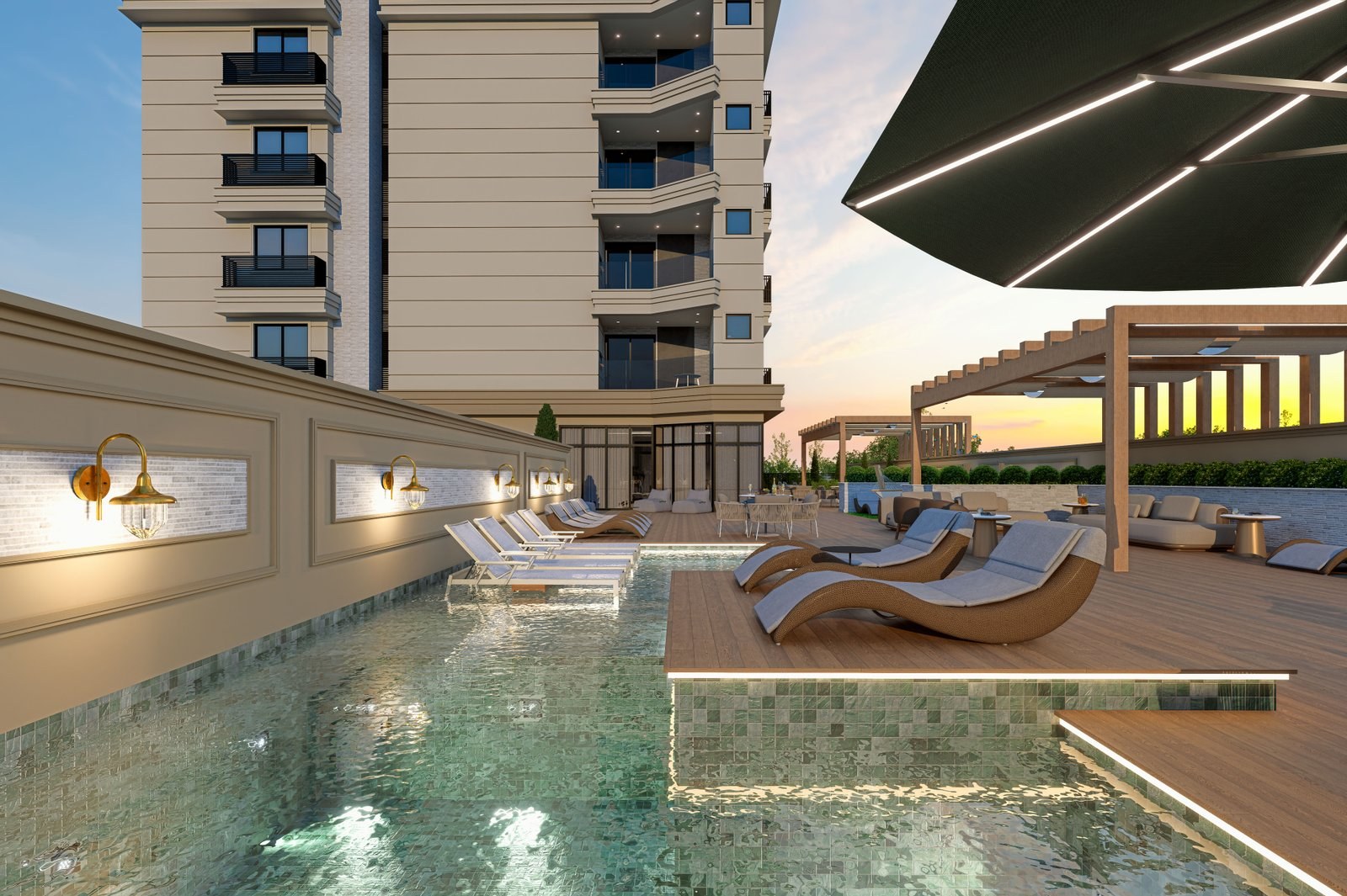 Dallagassa Tower — Deck da piscina, Dallagassa, Porto Belo SC Dallagassa Tower — Deck da piscina, Dallagassa, Porto Belo SC