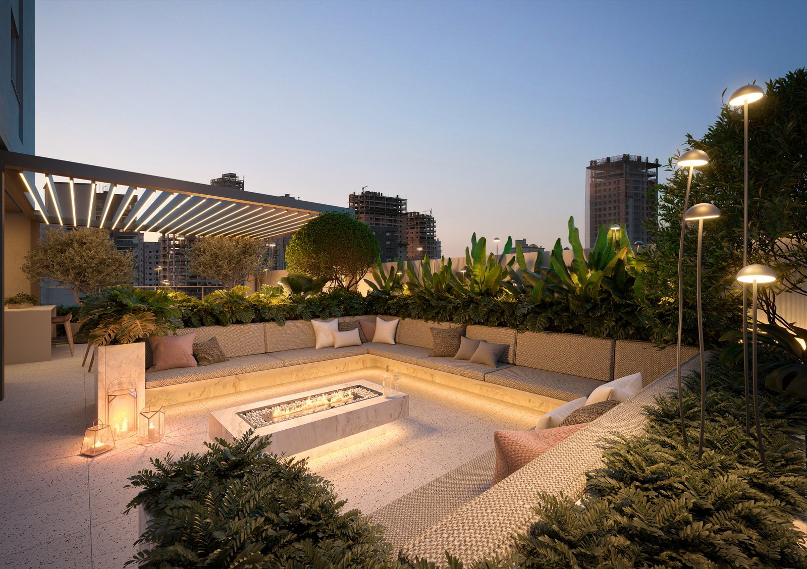 Dinorá — residence terraco fireplace r0, Sul Construtora, Balneário Perequê, Porto Belo SC