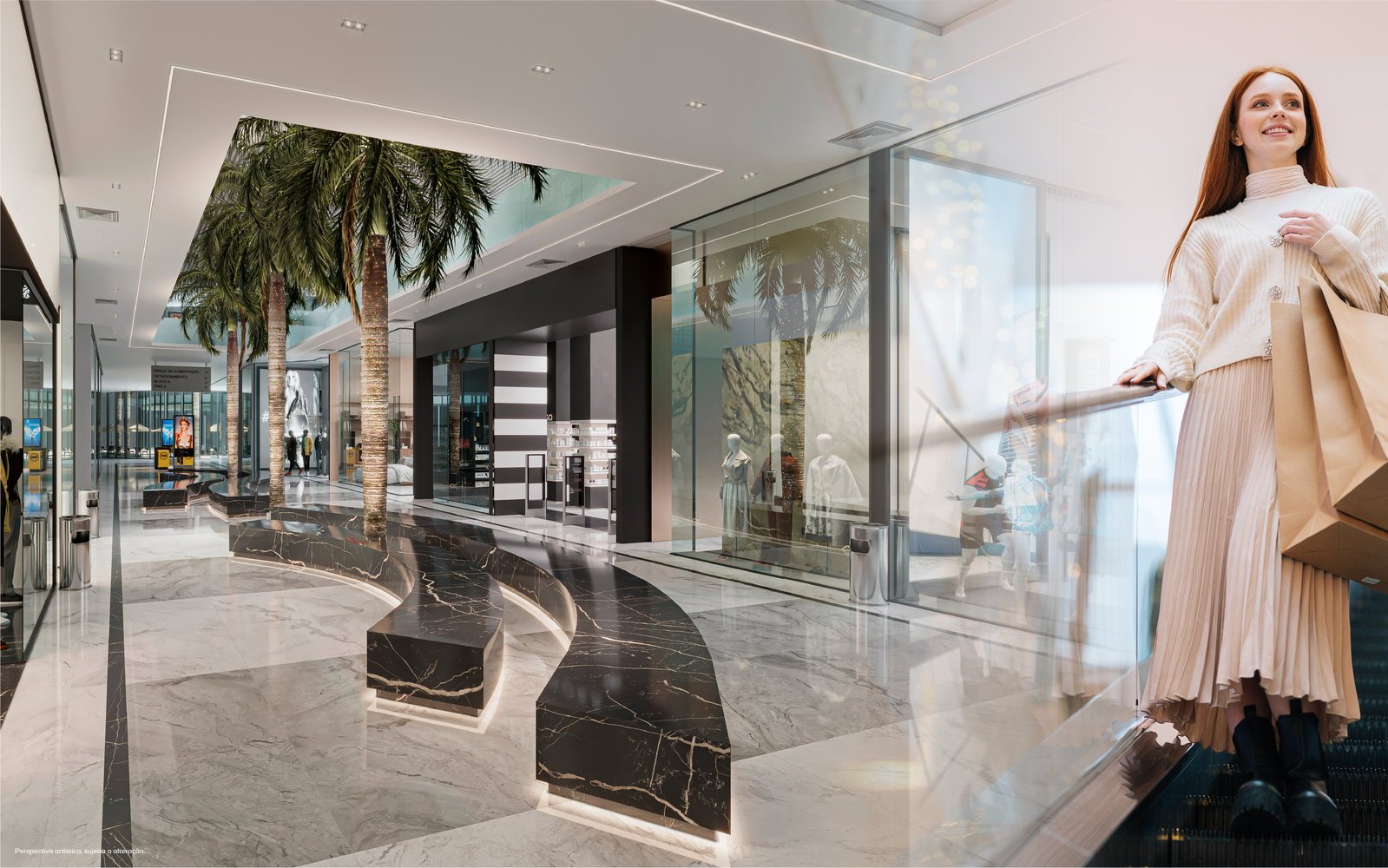 Dubai Mall Porto Belo — fachada e renders 19, PH Praiholl Empreendimentos, Balneário Perequê, Porto Belo SC