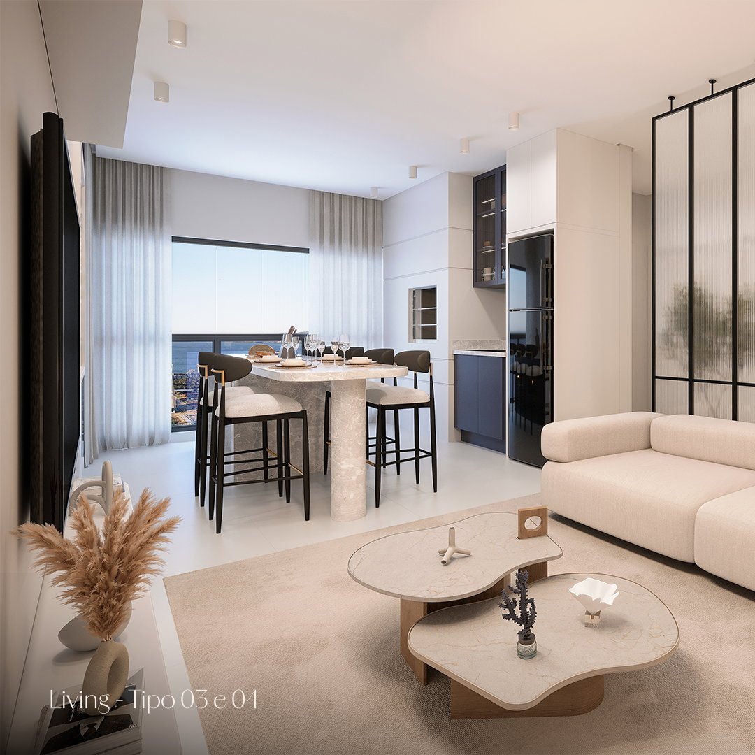 Edifício Maral — living 2, Edific Empreendimentos, Balneário Perequê, Porto Belo SC Edifício Maral — living 2, Edific Empreendimentos, Balneário Perequê, Porto Belo SC
