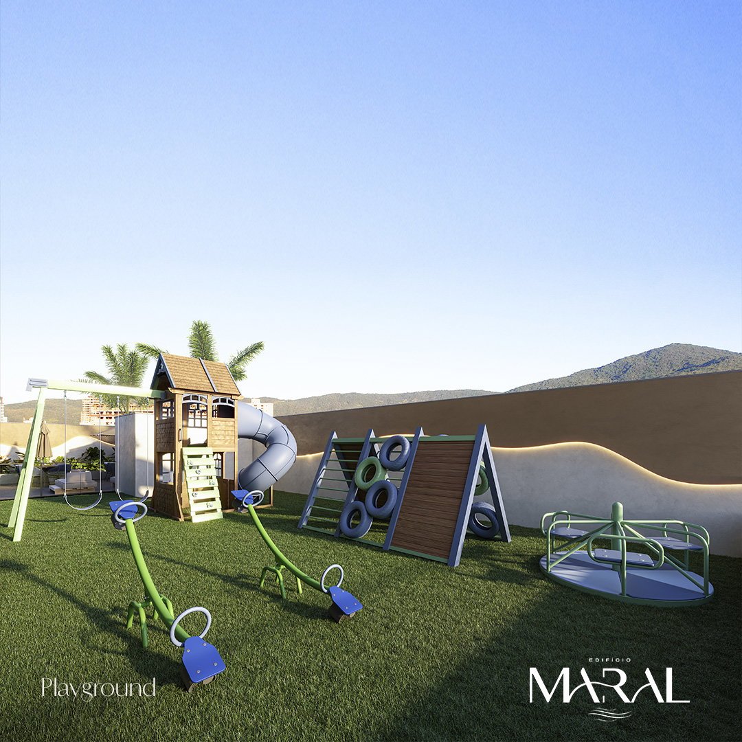 Edifício Maral — playground, Edific Empreendimentos, Balneário Perequê, Porto Belo SC Edifício Maral — playground, Edific Empreendimentos, Balneário Perequê, Porto Belo SC