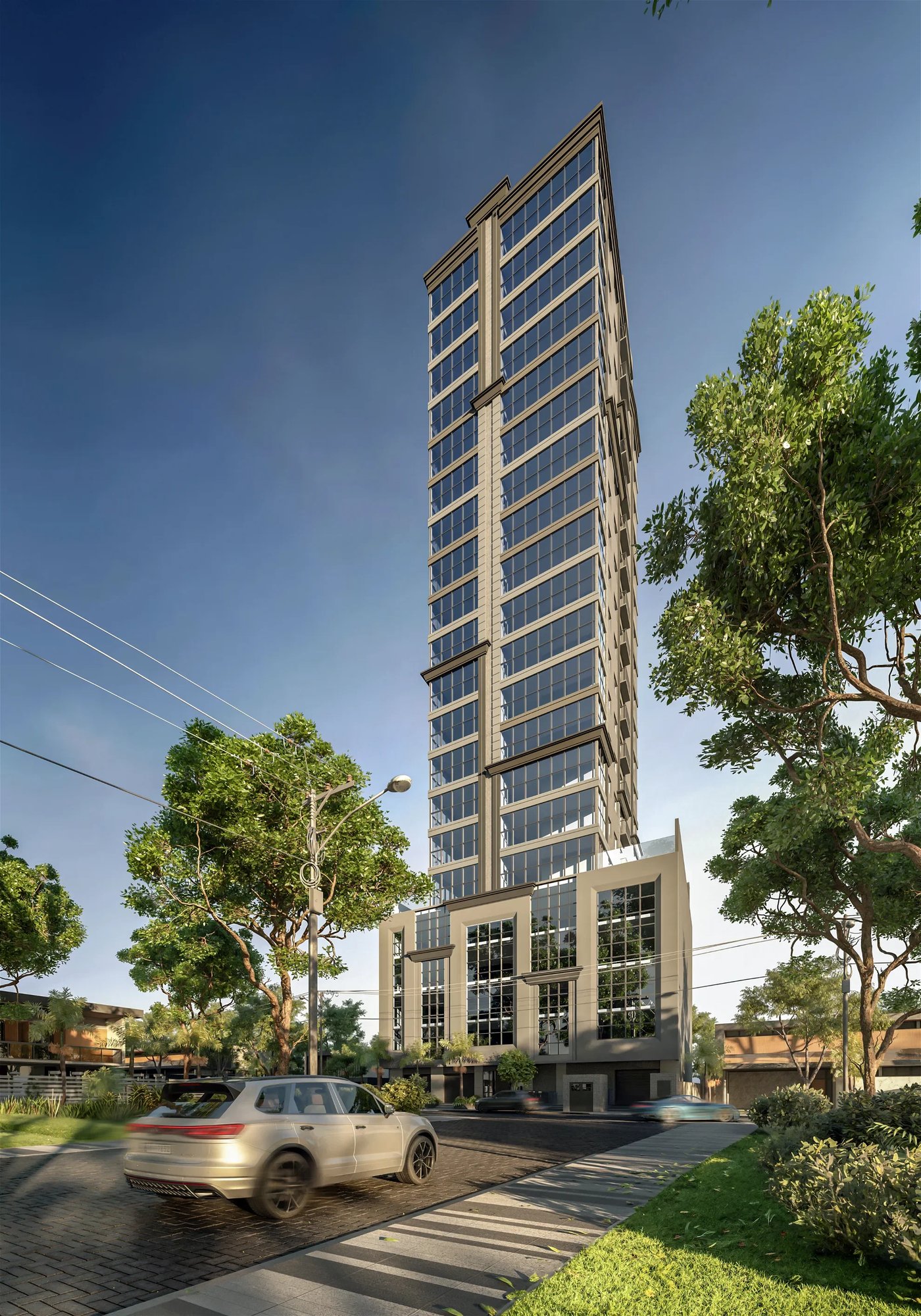 Elegance Tower — fachada, RC Empreendimentos, Balneário Perequê, Porto Belo SC
