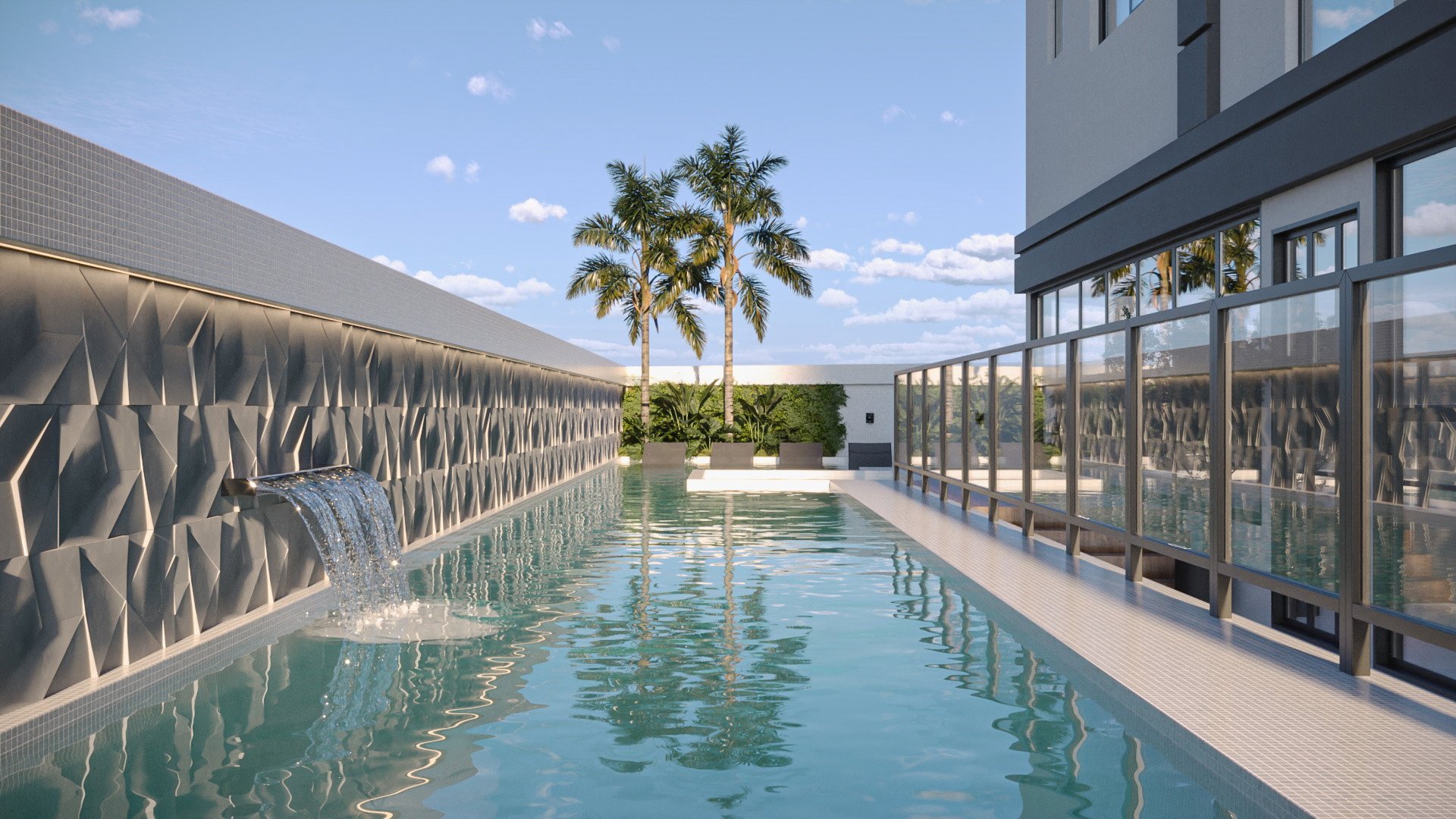 Elegance Tower — piscina, RC Empreendimentos, Balneário Perequê, Porto Belo SC