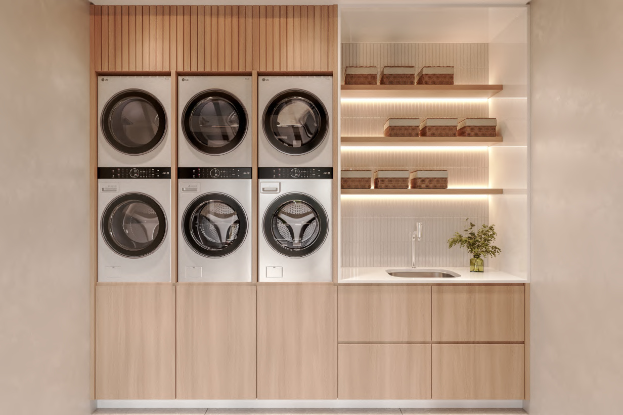 Elevare Home — Lavanderia compartilhada, Pazcon Empreendimentos, Balneário Perequê, Porto Belo SC Elevare Home — Lavanderia compartilhada, Pazcon Empreendimentos, Balneário Perequê, Porto Belo SC