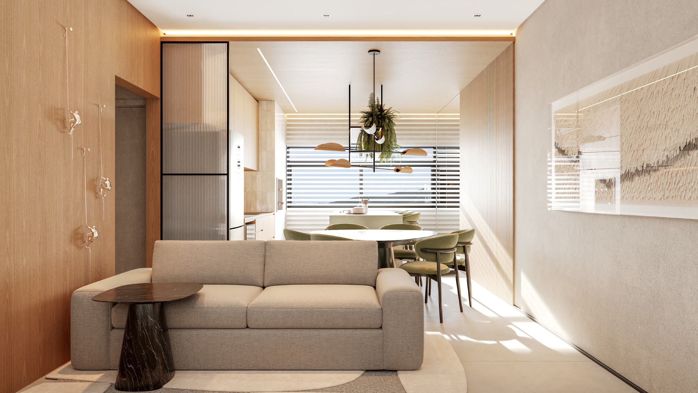 Elevare Home — Living do apartamento tipo 01, Pazcon Empreendimentos, Balneário Perequê, Porto Belo SC Elevare Home — Living do apartamento tipo 01, Pazcon Empreendimentos, Balneário Perequê, Porto Belo SC