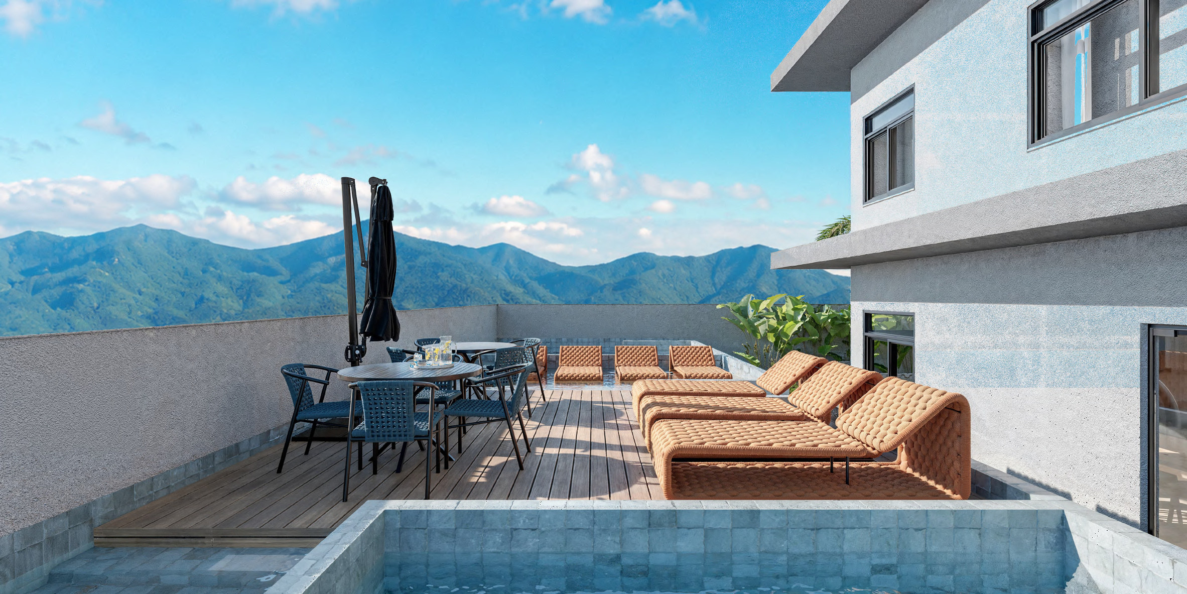 Elevare Home — Piscina adulto e prainha, Pazcon Empreendimentos, Balneário Perequê, Porto Belo SC Elevare Home — Piscina adulto e prainha, Pazcon Empreendimentos, Balneário Perequê, Porto Belo SC