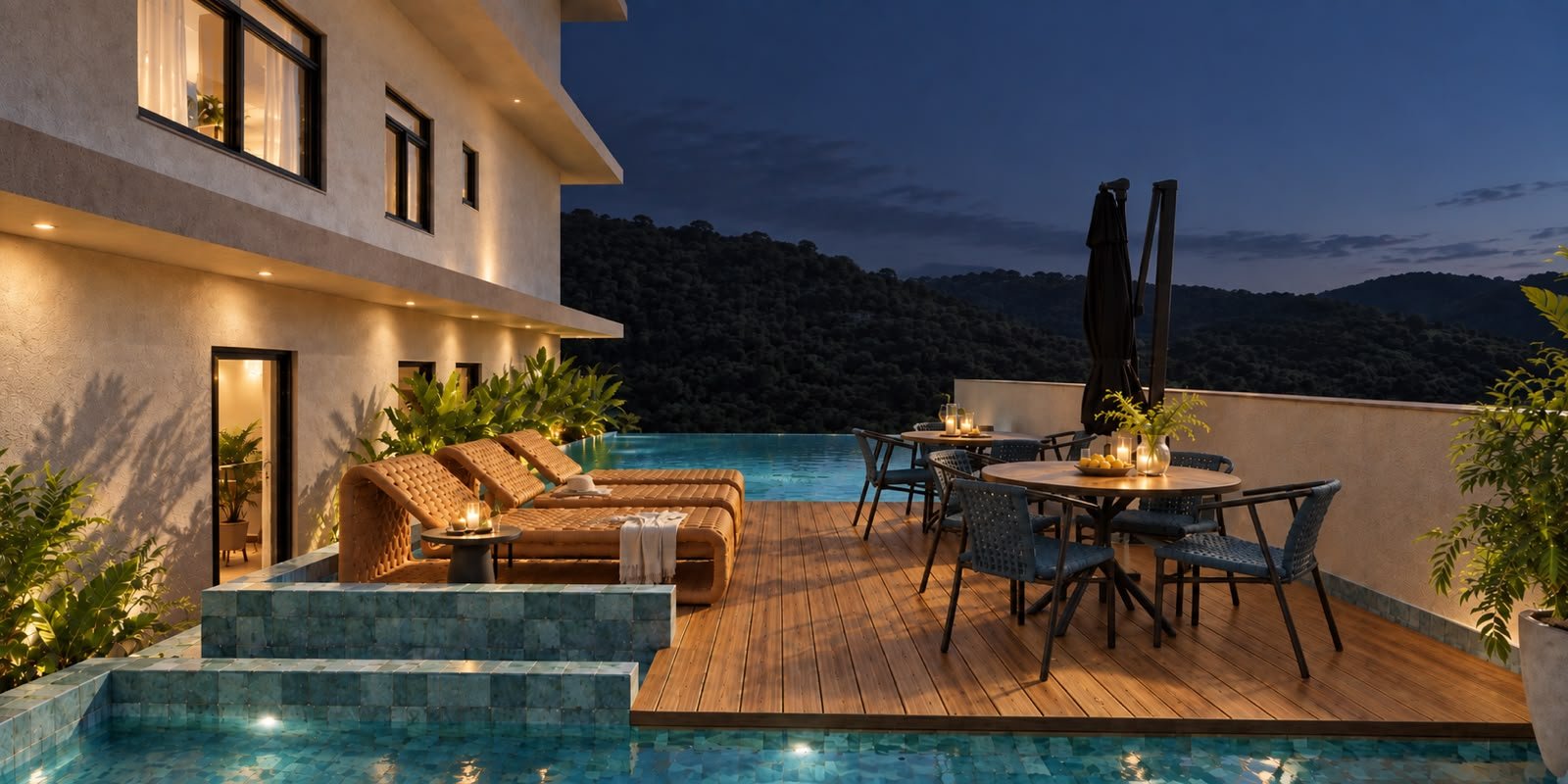 Elevare Home — Piscina deck noturno, Pazcon Empreendimentos, Balneário Perequê, Porto Belo SC Elevare Home — Piscina deck noturno, Pazcon Empreendimentos, Balneário Perequê, Porto Belo SC