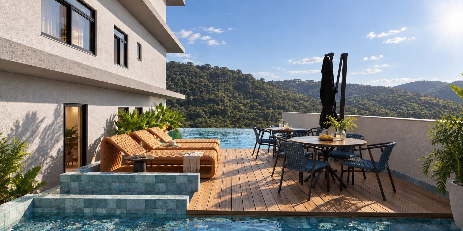 Elevare Home — Piscina deck, Pazcon Empreendimentos, Balneário Perequê, Porto Belo SC Elevare Home — Piscina deck, Pazcon Empreendimentos, Balneário Perequê, Porto Belo SC
