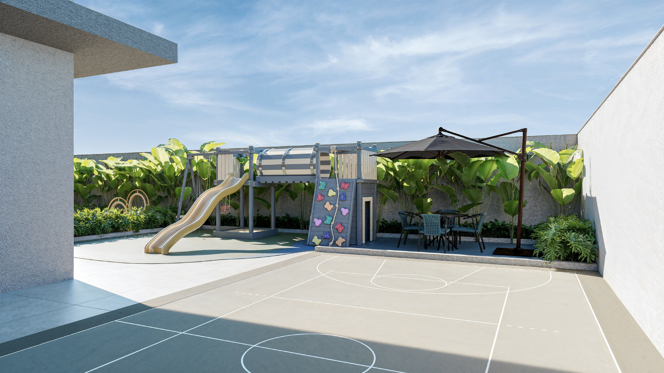 Elevare Home — Playground e quadra esportiva, Pazcon Empreendimentos, Balneário Perequê, Porto Belo SC Elevare Home — Playground e quadra esportiva, Pazcon Empreendimentos, Balneário Perequê, Porto Belo SC
