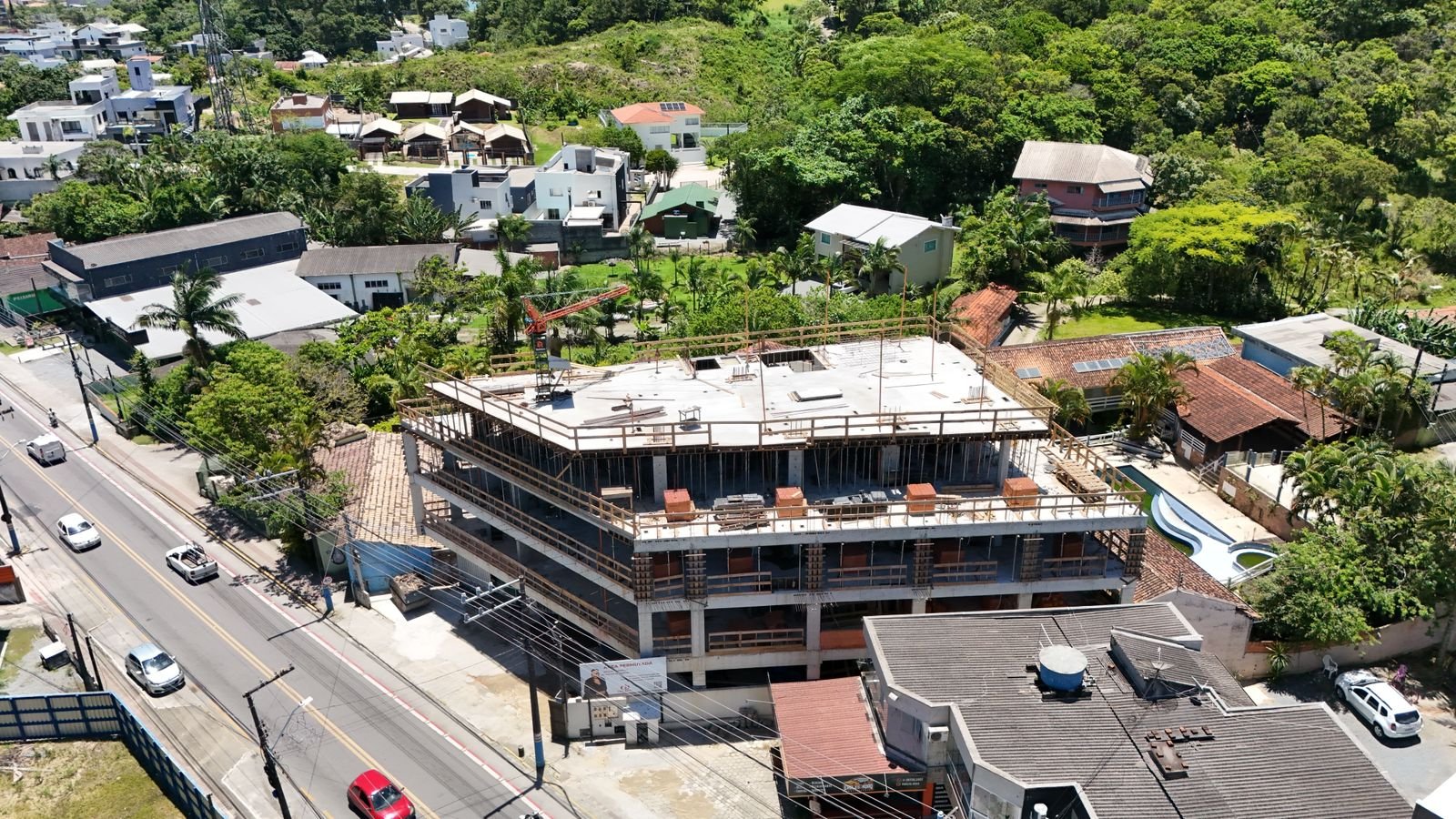 Encante Residencial — andamento da obra, Reskatrin Empreendimentos, Balneário Perequê, Porto Belo SC Encante Residencial — andamento da obra, Reskatrin Empreendimentos, Balneário Perequê, Porto Belo SC