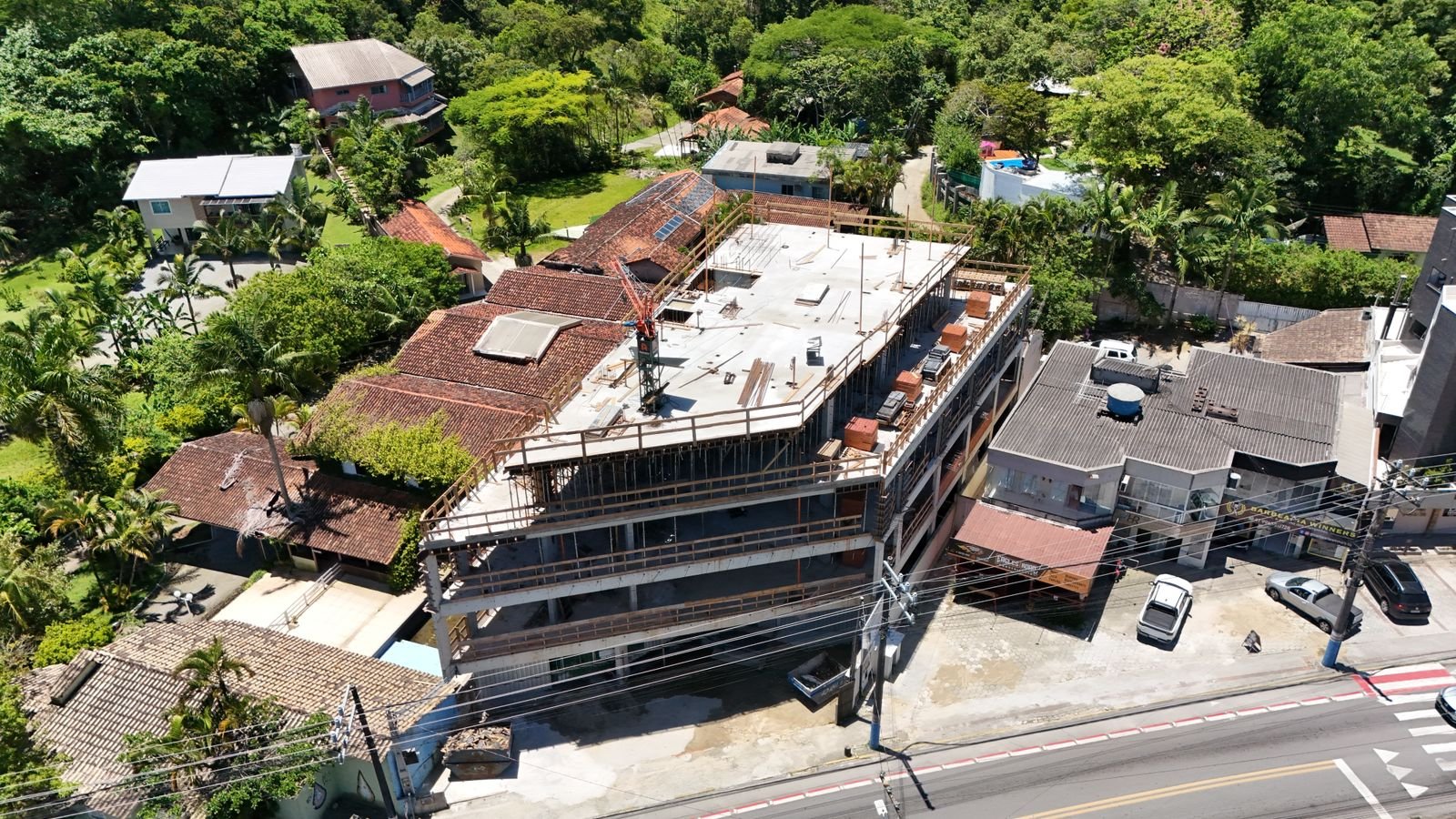 Encante Residencial — andamento da obra, Reskatrin Empreendimentos, Balneário Perequê, Porto Belo SC Encante Residencial — andamento da obra, Reskatrin Empreendimentos, Balneário Perequê, Porto Belo SC