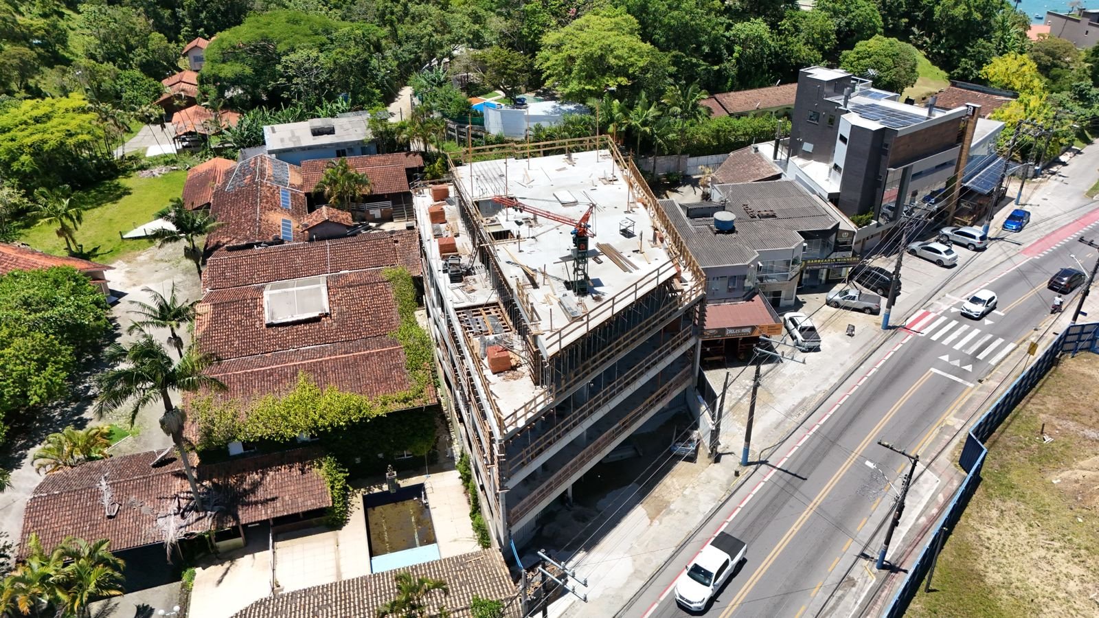 Encante Residencial — andamento da obra, Reskatrin Empreendimentos, Balneário Perequê, Porto Belo SC Encante Residencial — andamento da obra, Reskatrin Empreendimentos, Balneário Perequê, Porto Belo SC