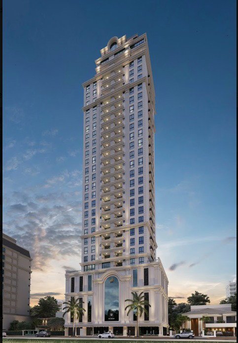 Ethan Tower — fachada e renders 1, Asael Empreendimentos, Balneário Perequê, Porto Belo SC Ethan Tower — fachada e renders 1, Asael Empreendimentos, Balneário Perequê, Porto Belo SC