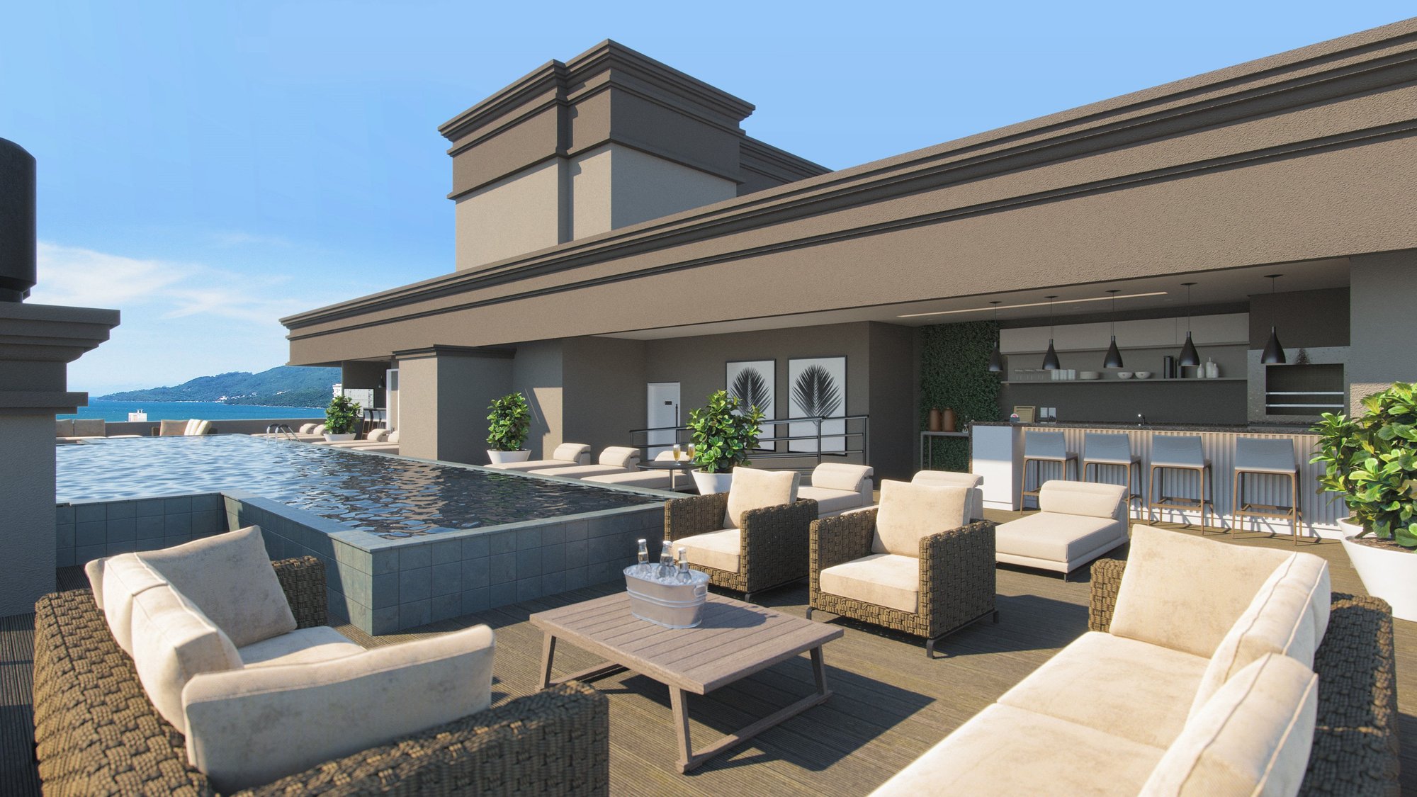Fa Bene Residenza — fachada e renders 5, Edificare Empreendimentos, Balneário Perequê, Porto Belo SC Fa Bene Residenza — fachada e renders 5, Edificare Empreendimentos, Balneário Perequê, Porto Belo SC