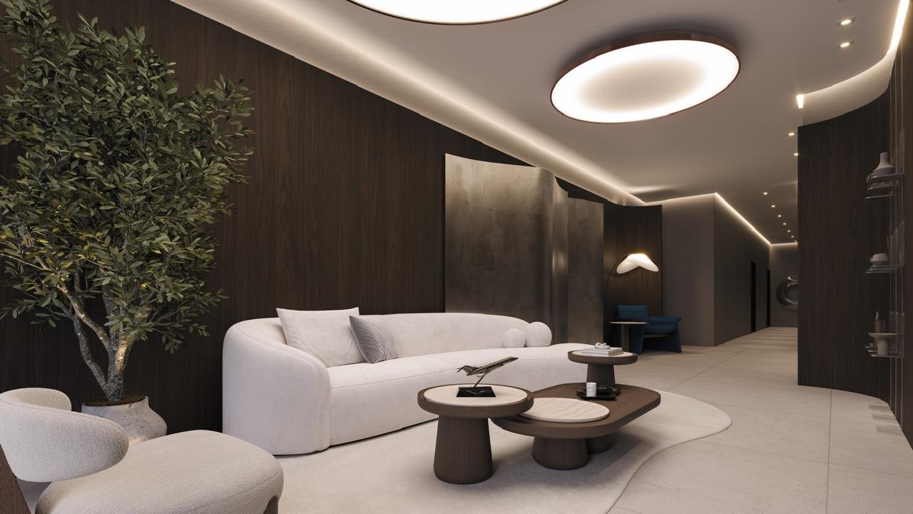 Falcon Sky Tower — Lounge recepcao, Planer Empreendimentos, Balneário Perequê, Porto Belo SC