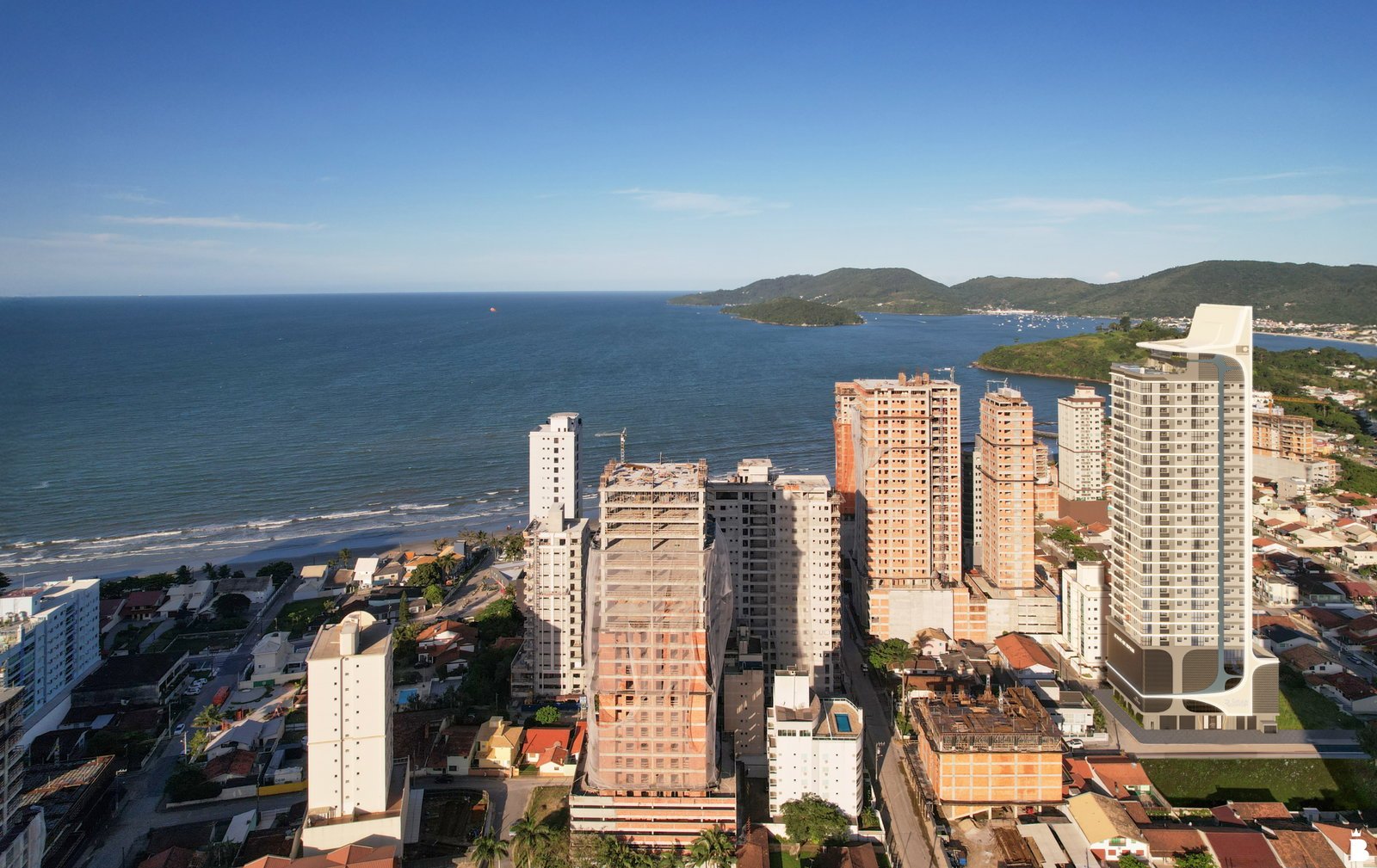 Grand Rooftop — residence externa aerea rf, Confiança Construtora e Incorporadora, Balneário Perequê, Porto Belo SC