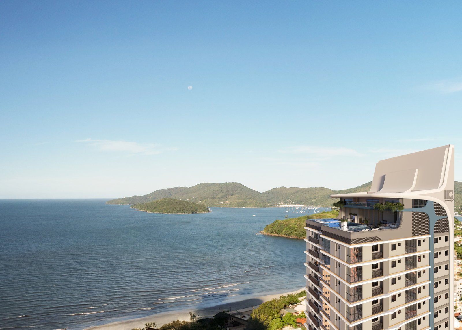Grand Rooftop — residence externa topo rf 2, Confiança Construtora e Incorporadora, Balneário Perequê, Porto Belo SC