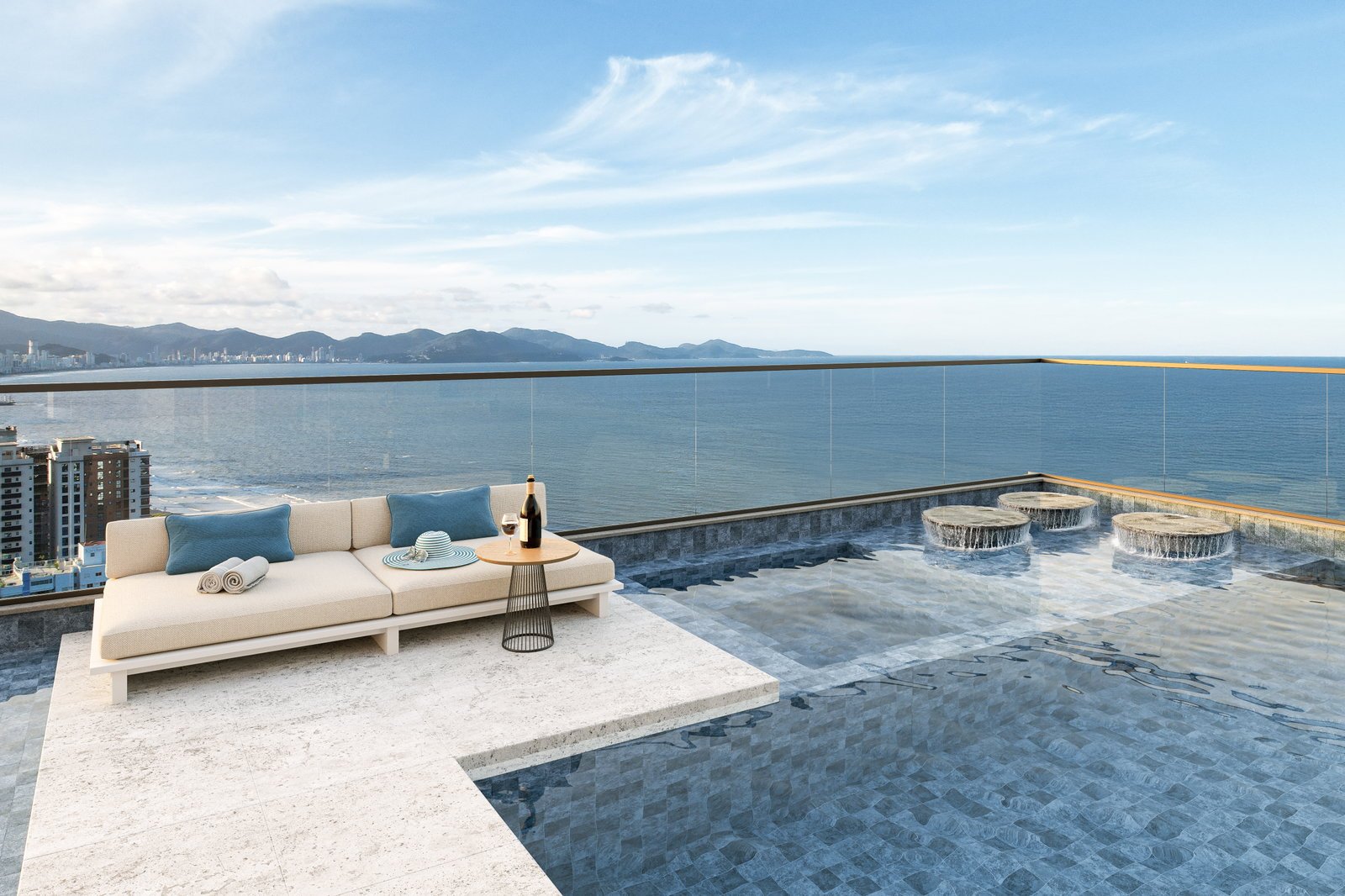 Grand Rooftop — residence lounge piscina e spa rf, Confiança Construtora e Incorporadora, Balneário Perequê, Porto Belo SC