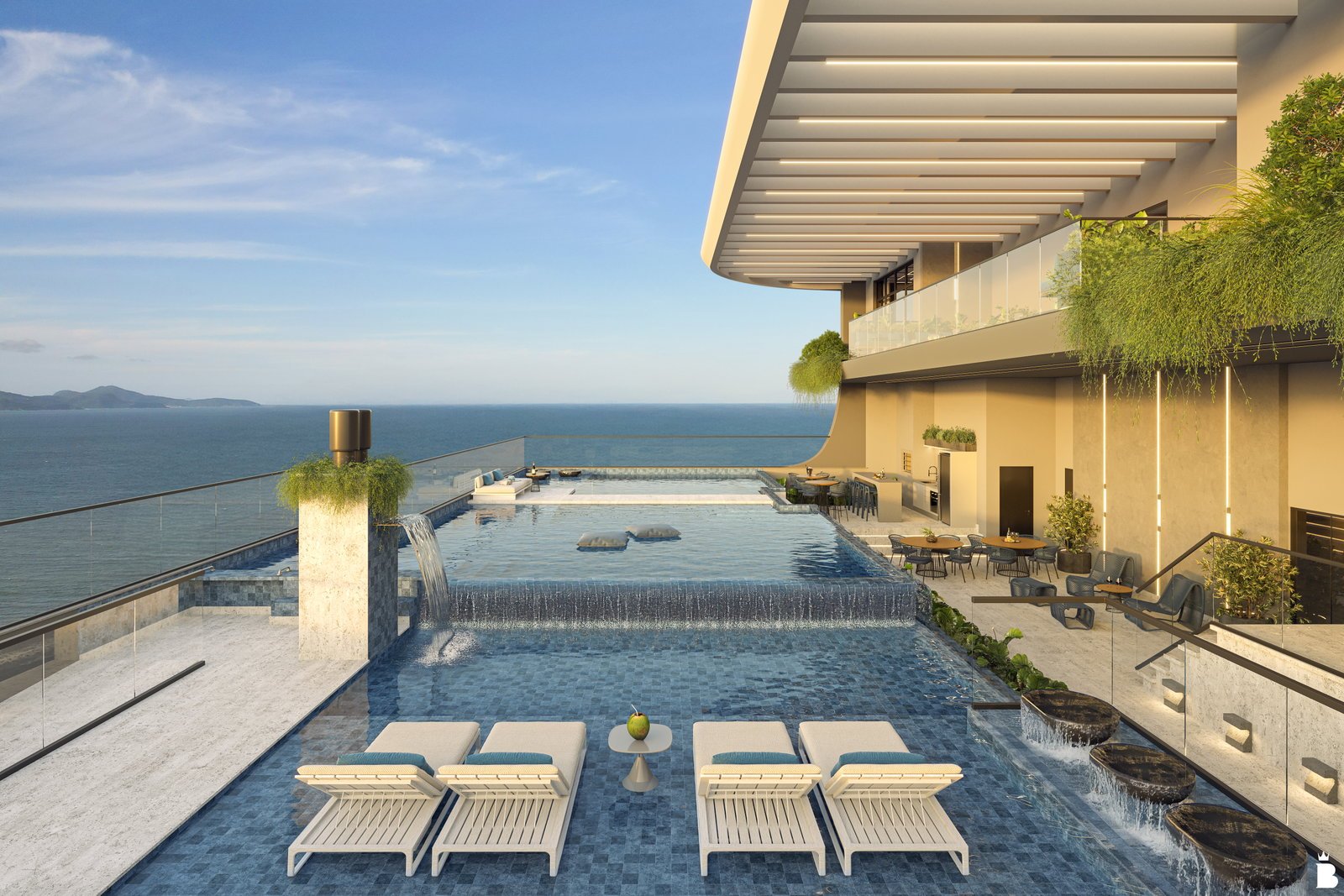 Grand Rooftop — residence piscina rf, Confiança Construtora e Incorporadora, Balneário Perequê, Porto Belo SC