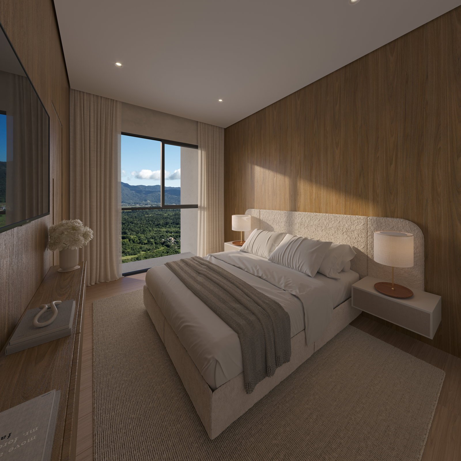 Hyde — msa hyd suite master do apartamento tipo ef, M Santos Empreendimentos, Jardim Dourado, Porto Belo SC Hyde — msa hyd suite master do apartamento tipo ef, M Santos Empreendimentos, Jardim Dourado, Porto Belo SC