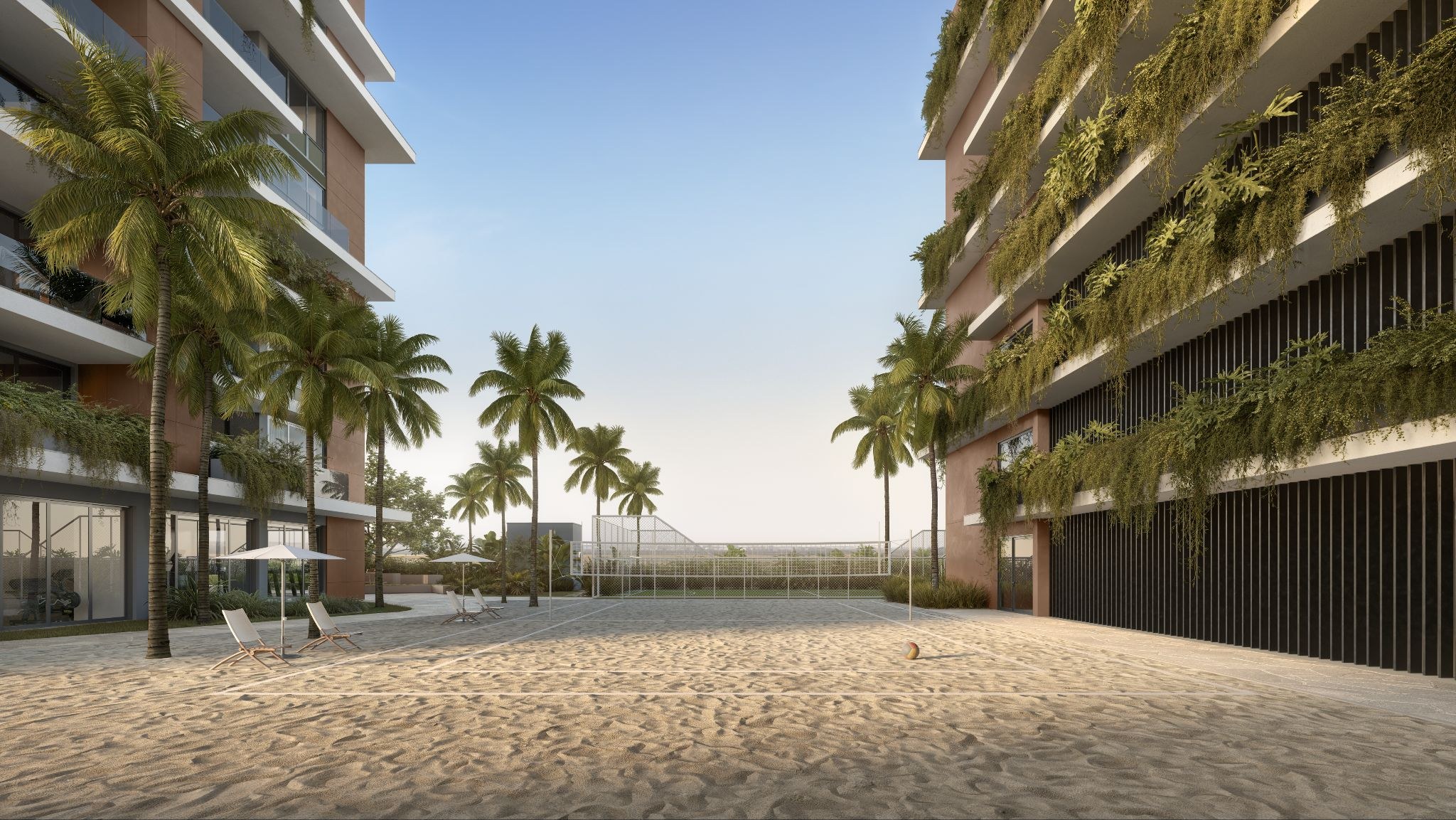 Isla Residencial Clube — quadra de areia