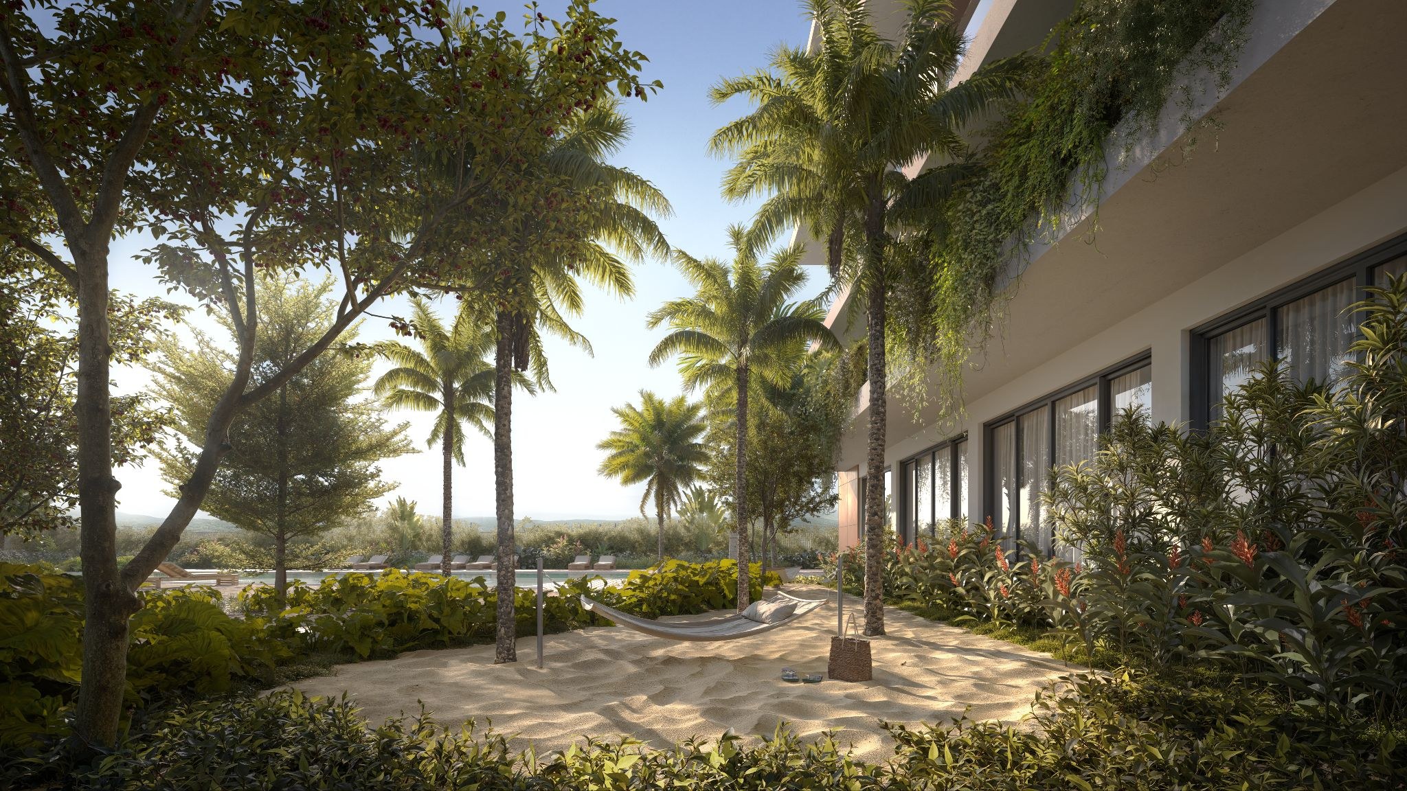 Isla Residencial Clube — redário no jardim