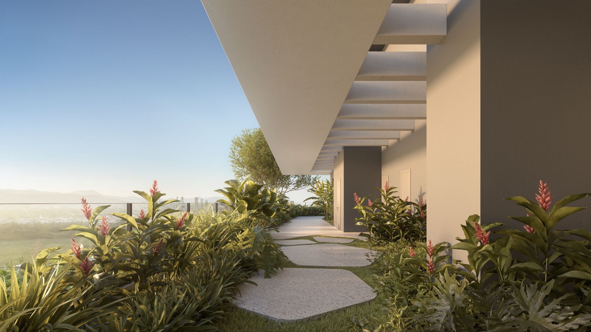 Isla Residencial Clube — jardim do rooftop