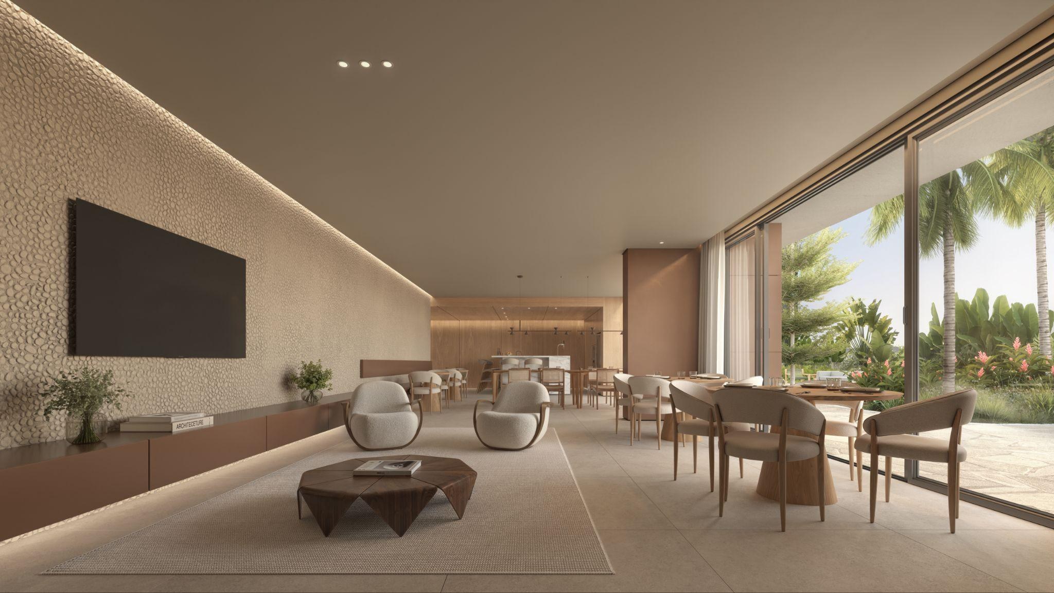Isla Residencial Clube — salão de festas da Torre Garoupa