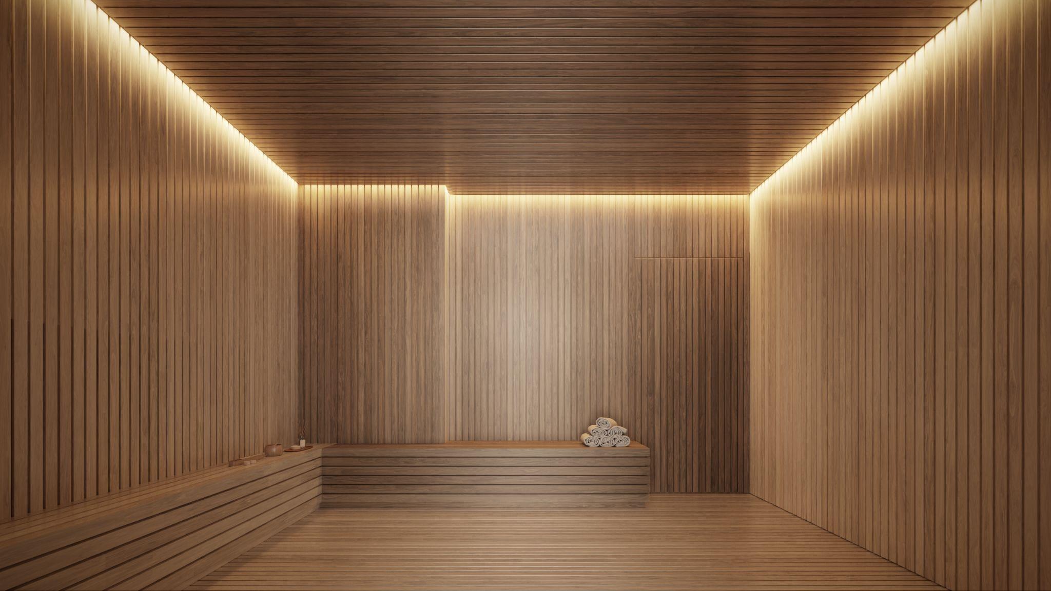 Isla Residencial Clube — sauna da Torre Enseada