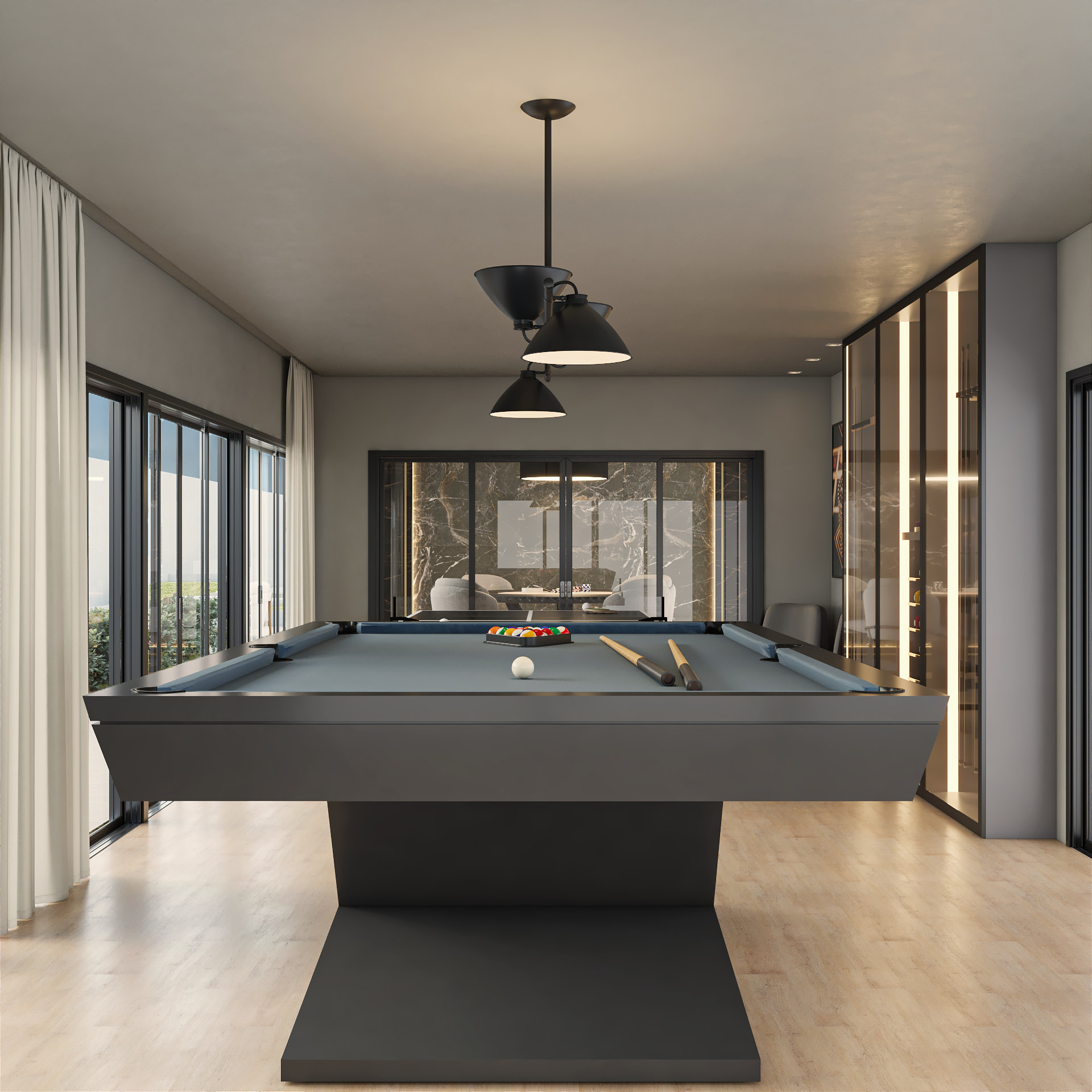 Istanbul Park Home — sala de poker, JKX  Empreendimentos e construções, Vila Nova, Porto Belo SC