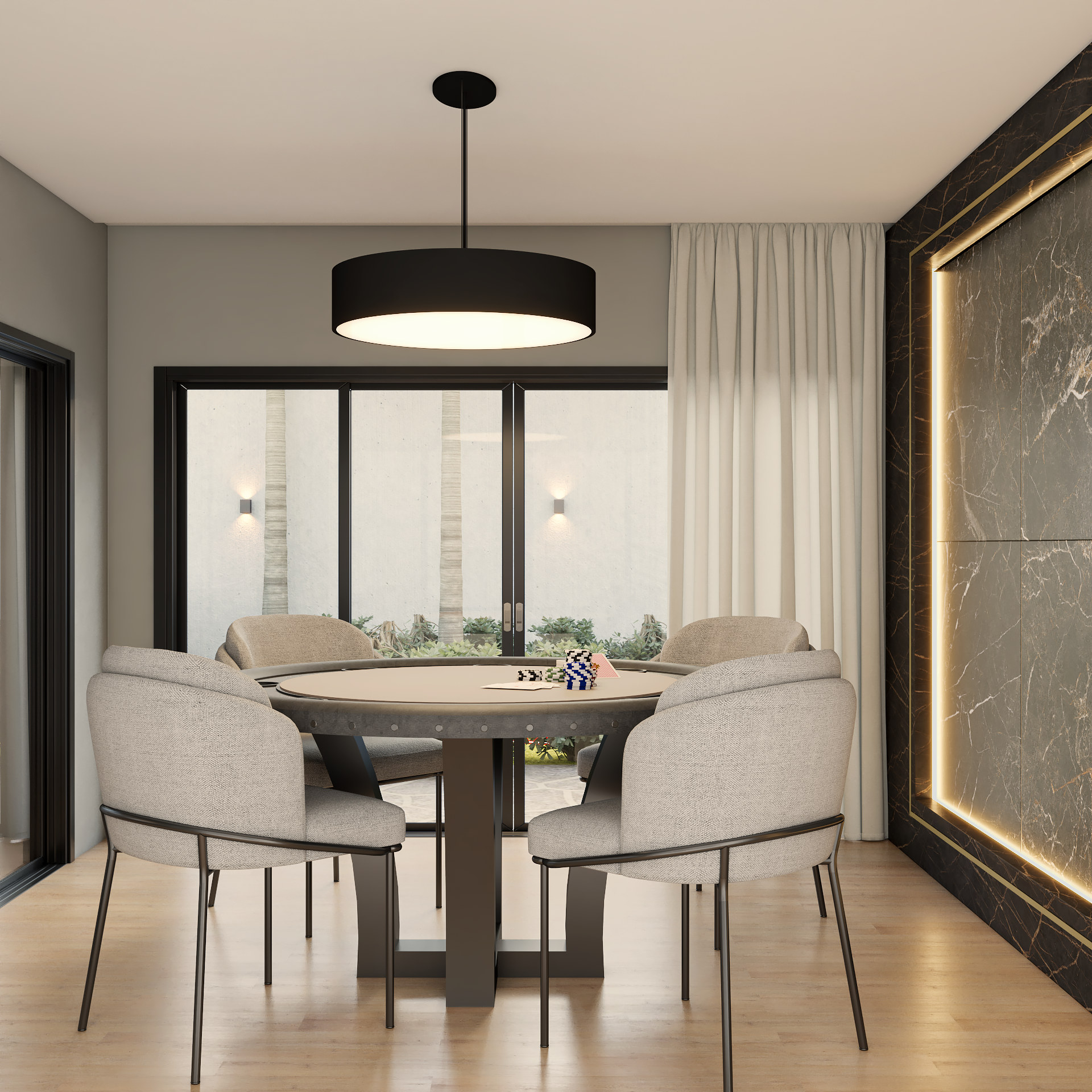 Istanbul Park Home — sala de poker, JKX  Empreendimentos e construções, Vila Nova, Porto Belo SC