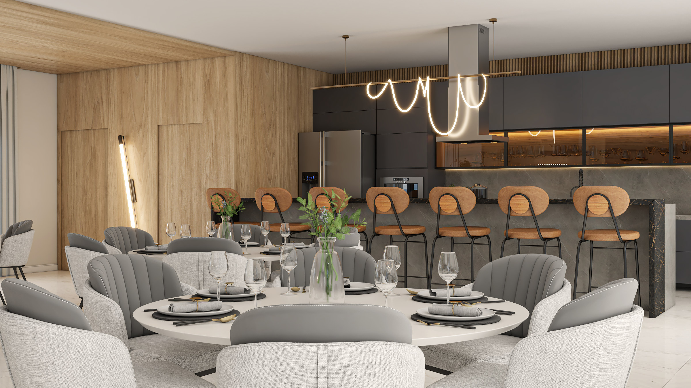 Istanbul Park Home — salão de festas, JKX  Empreendimentos e construções, Vila Nova, Porto Belo SC