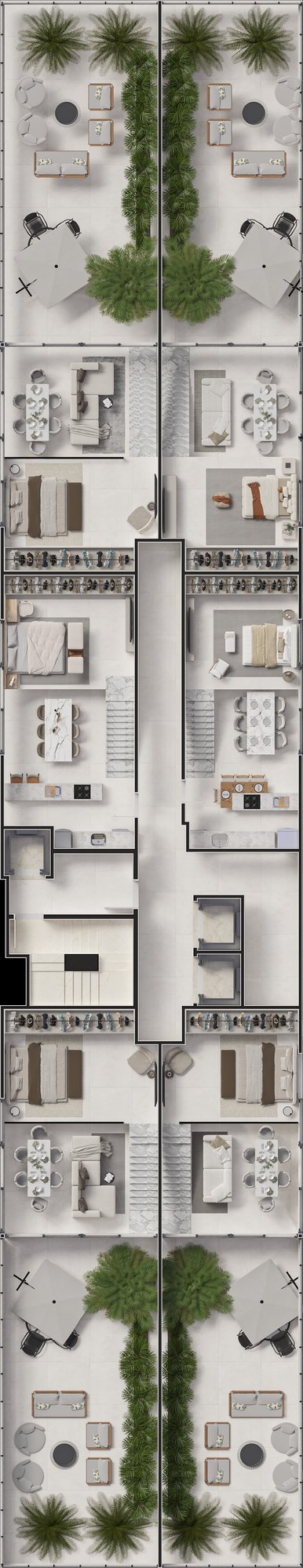Istanbul Park Home — planta humanizada torre 2, JKX  Empreendimentos e construções, Vila Nova, Porto Belo SC