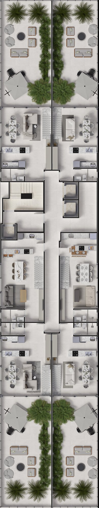 Istanbul Park Home — planta humanizada torre, JKX  Empreendimentos e construções, Vila Nova, Porto Belo SC