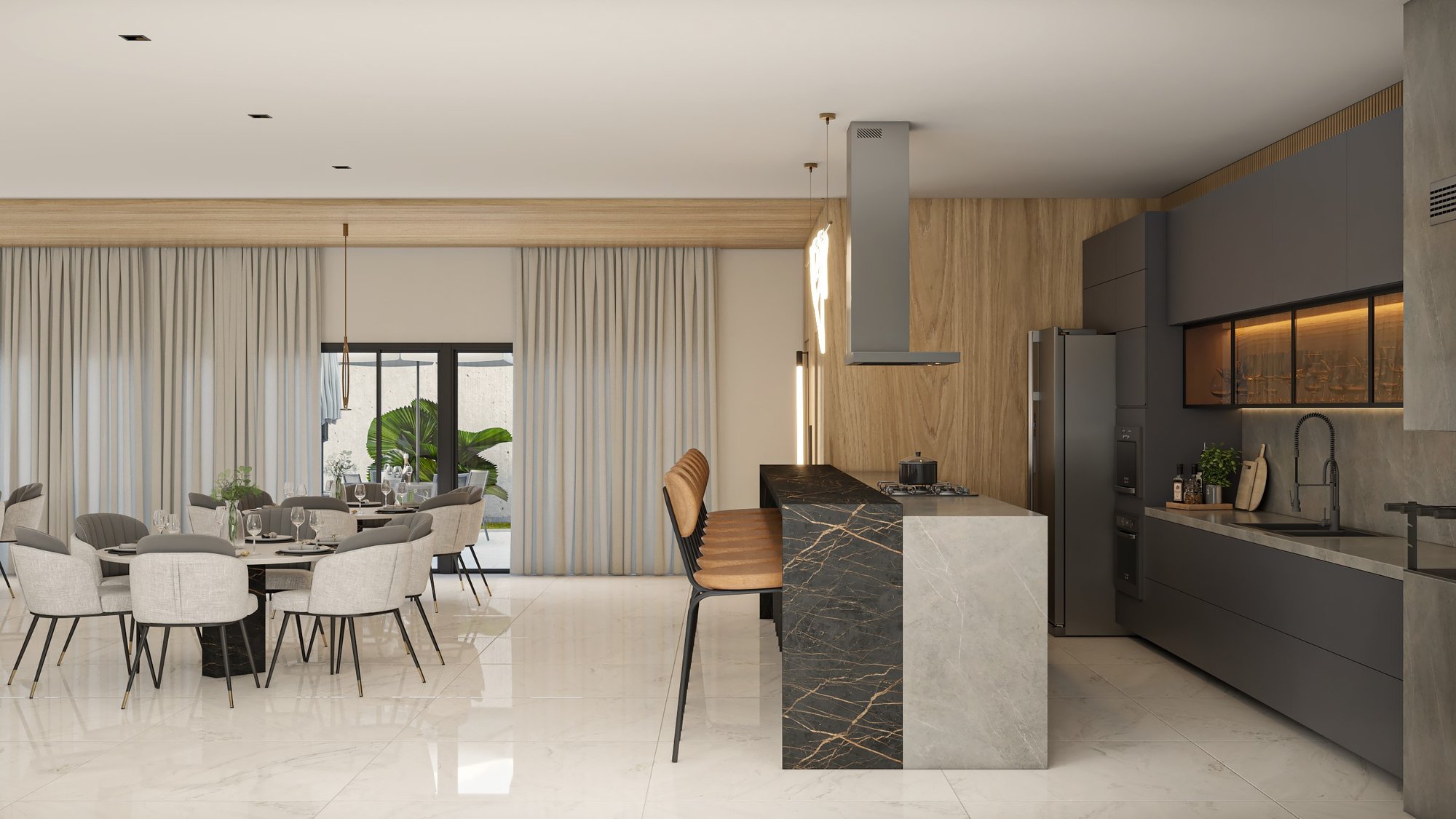 Istanbul Park Home — salao de festa 2, JKX  Empreendimentos e construções, Vila Nova, Porto Belo SC
