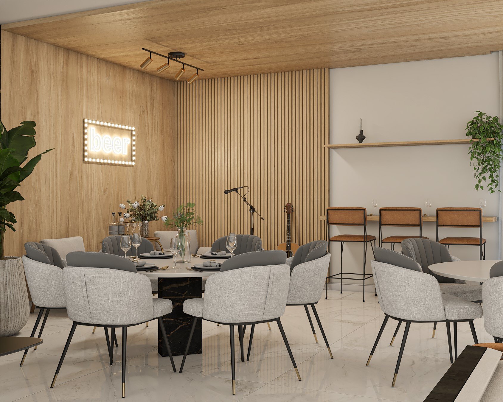 Istanbul Park Home — salao de festa 3, JKX  Empreendimentos e construções, Vila Nova, Porto Belo SC
